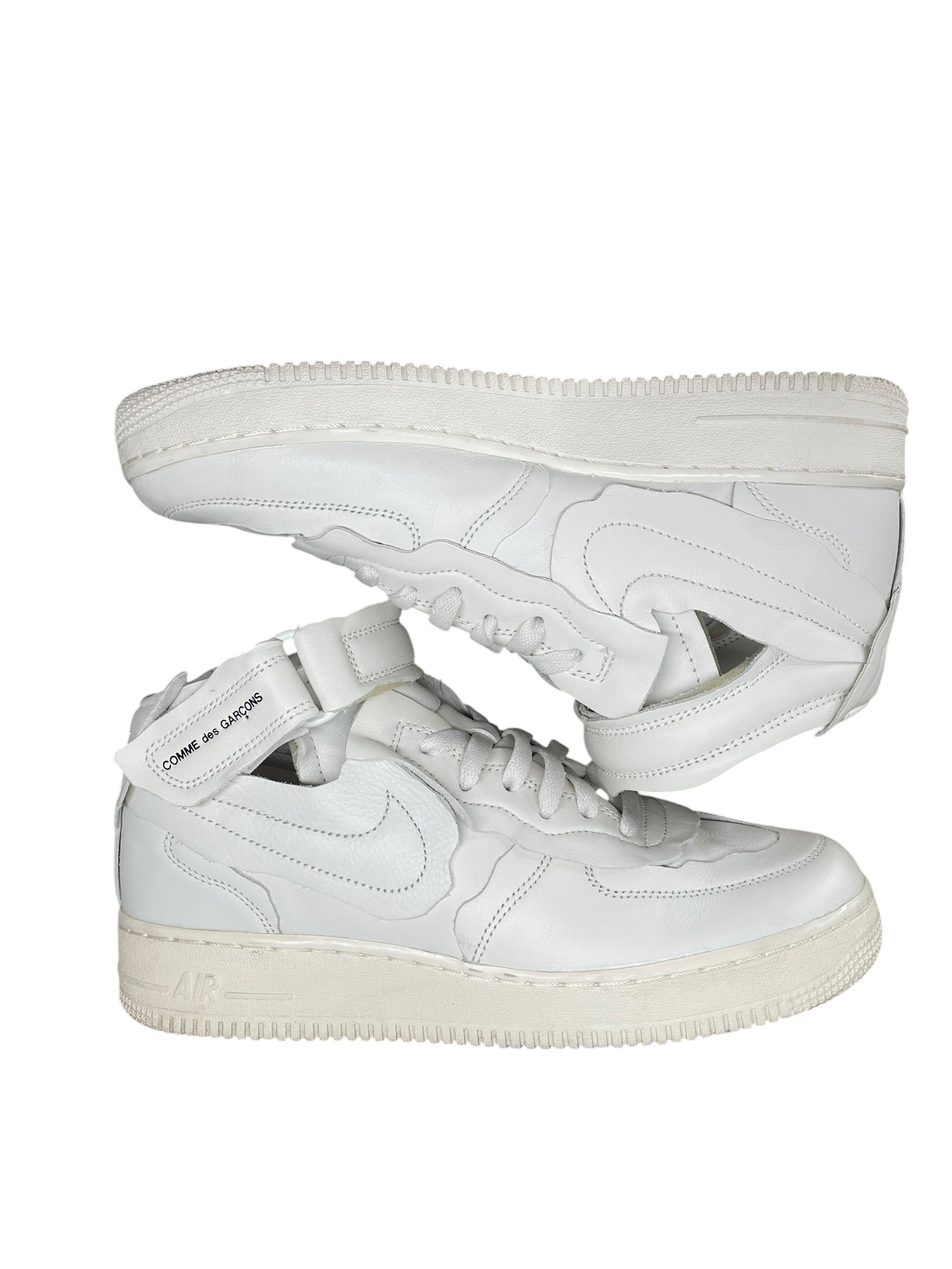 NIKE/AIR FORCE 1 /Hi-Sneakers/US 8.5/Leather/WHT/DC3601-100 view 5