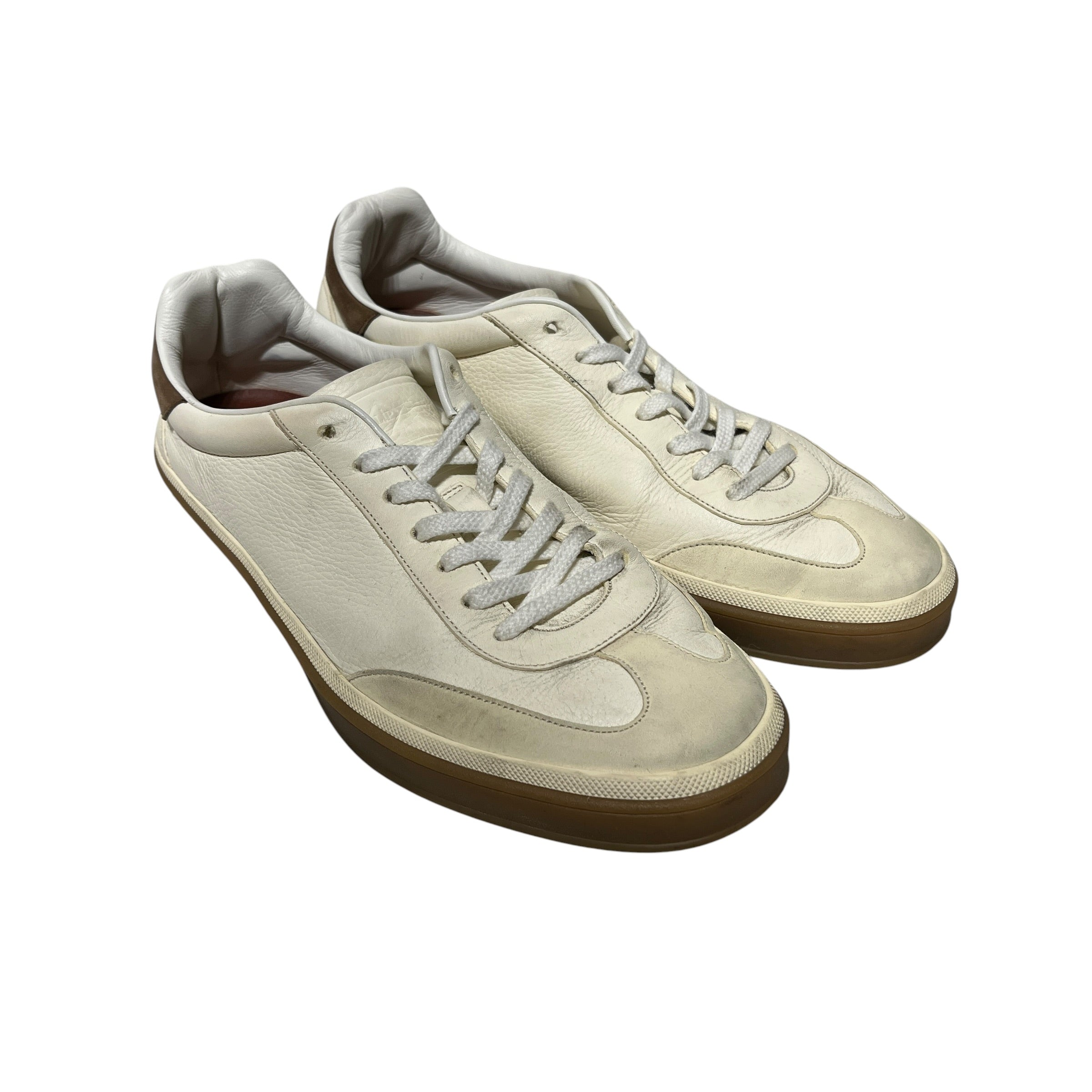 Loro Piana/Low-Sneakers/EU 42/Leather/WHT/ view 1