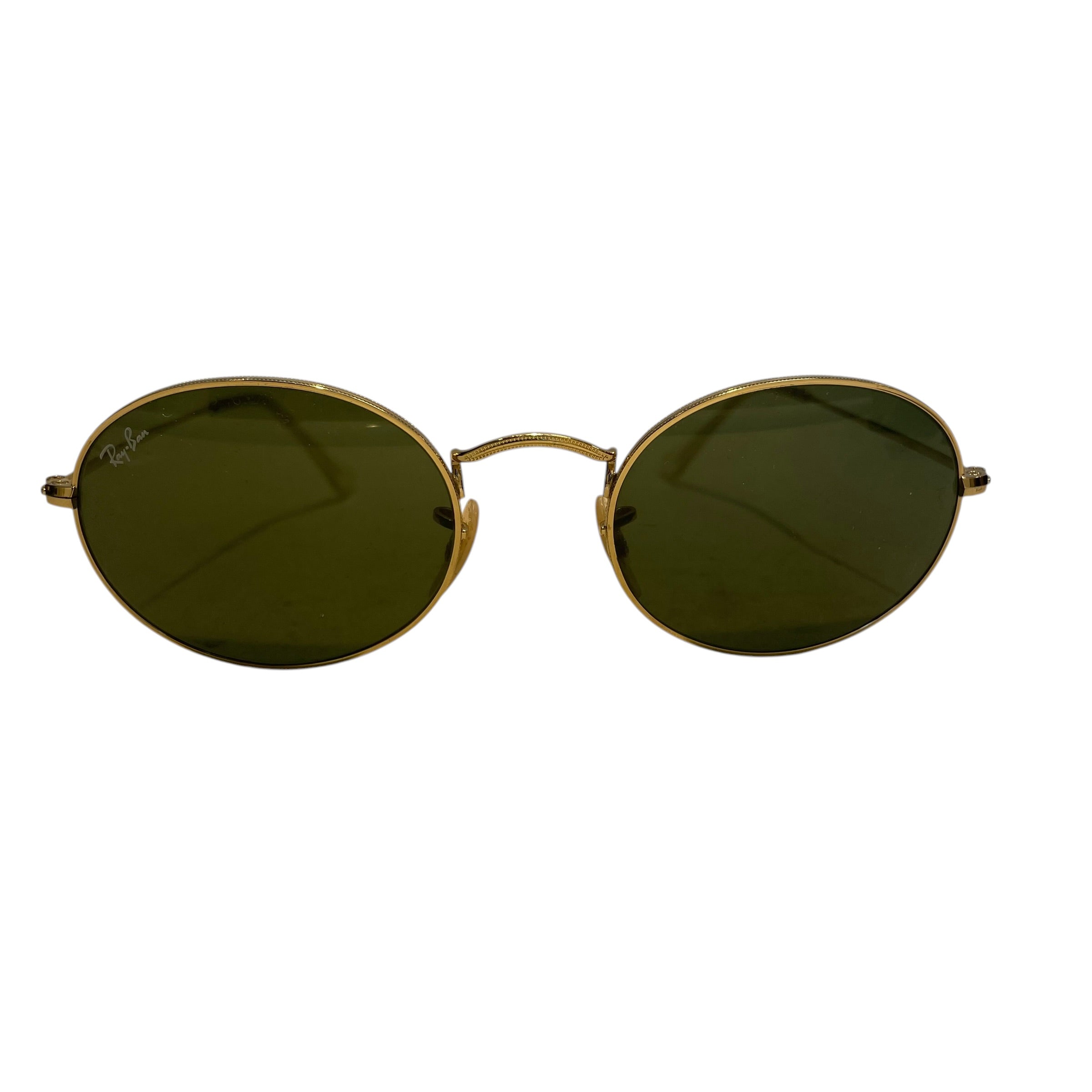 Ray-Ban/Sunglasses/Metal/GLD/L's/round metal/gld frame view 1