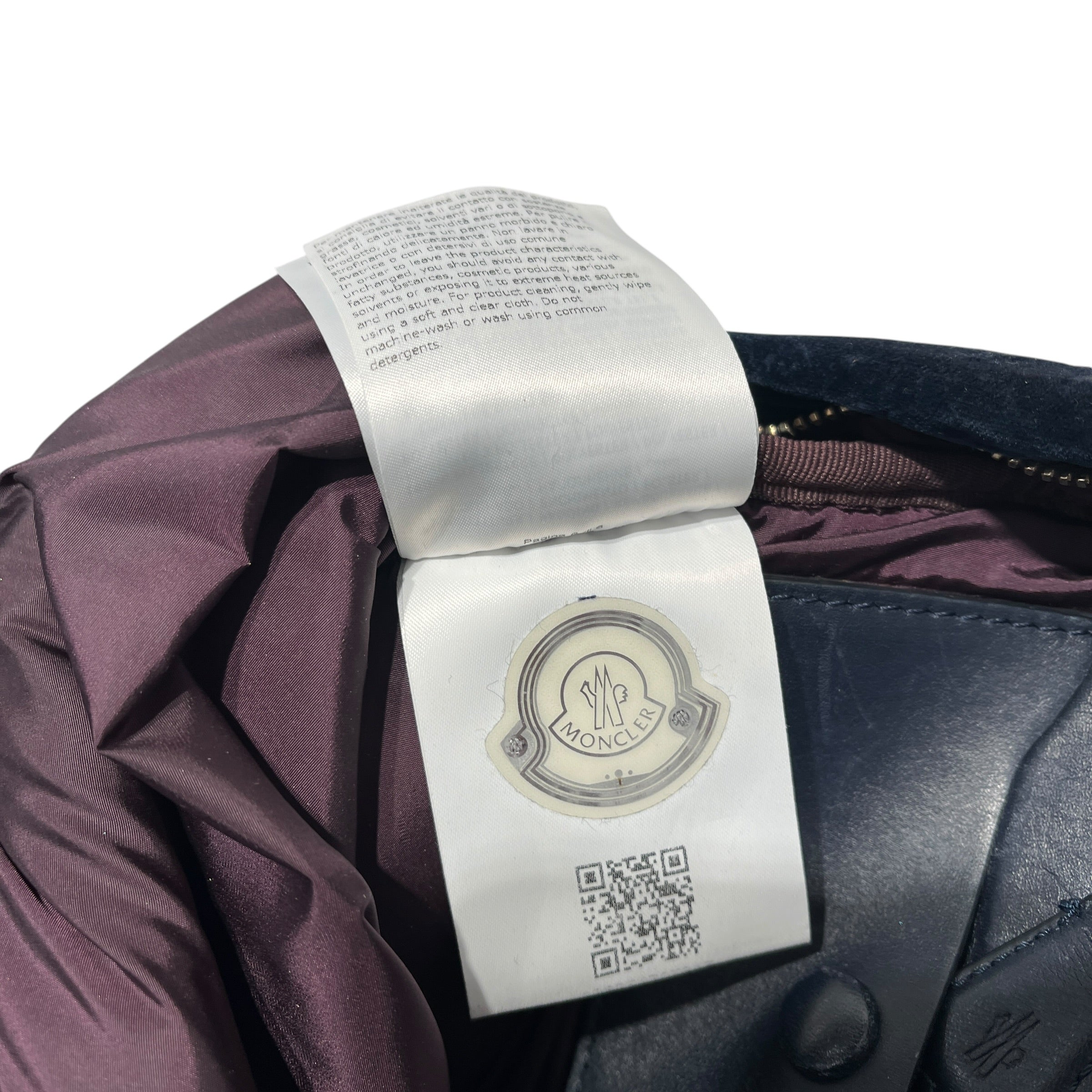MONCLER/Backpack/NVY/velvet mini backpack view 10