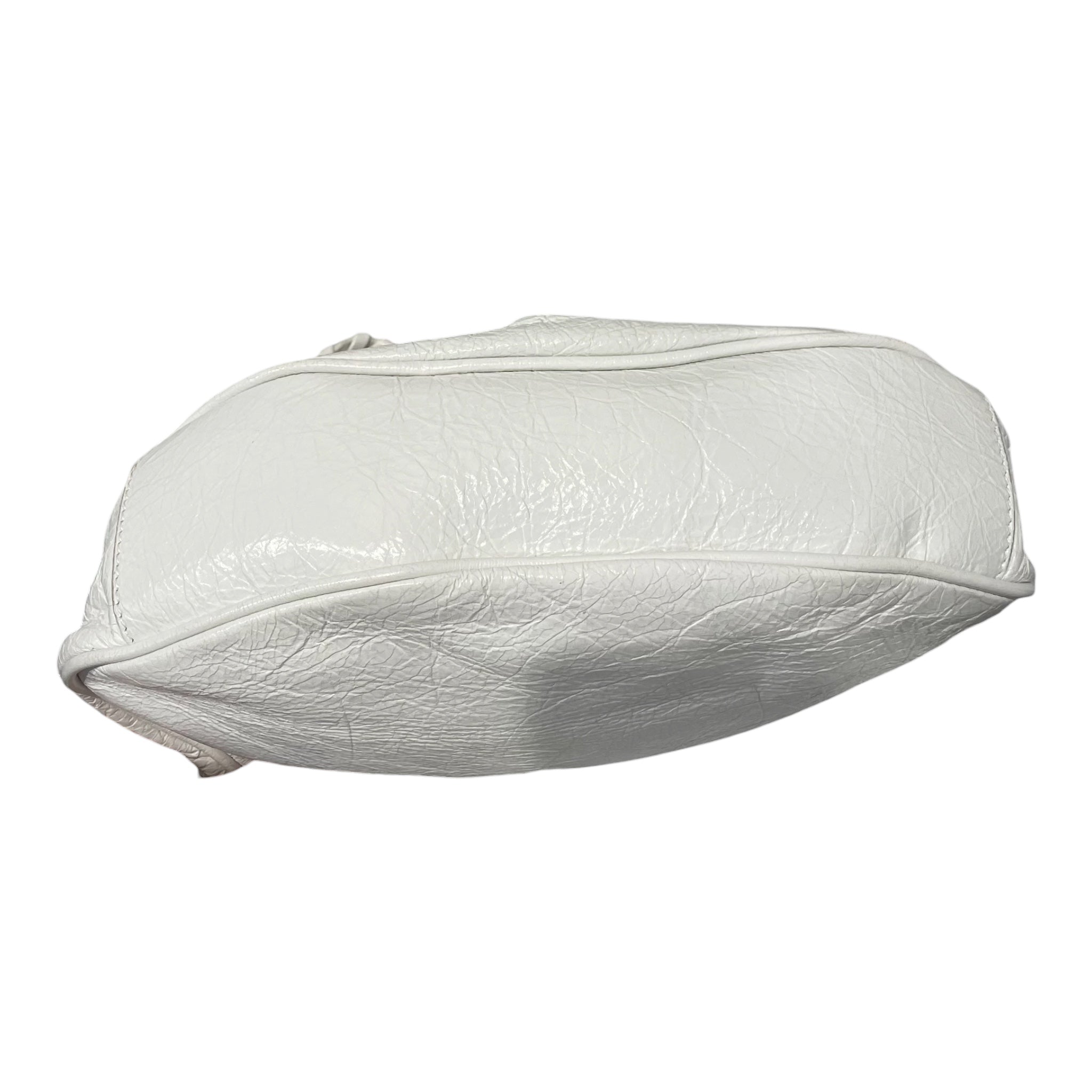 BALENCIAGA/Hand Bag/Leather/WHT/CAGOLE WRINKLED LEATHER view 3