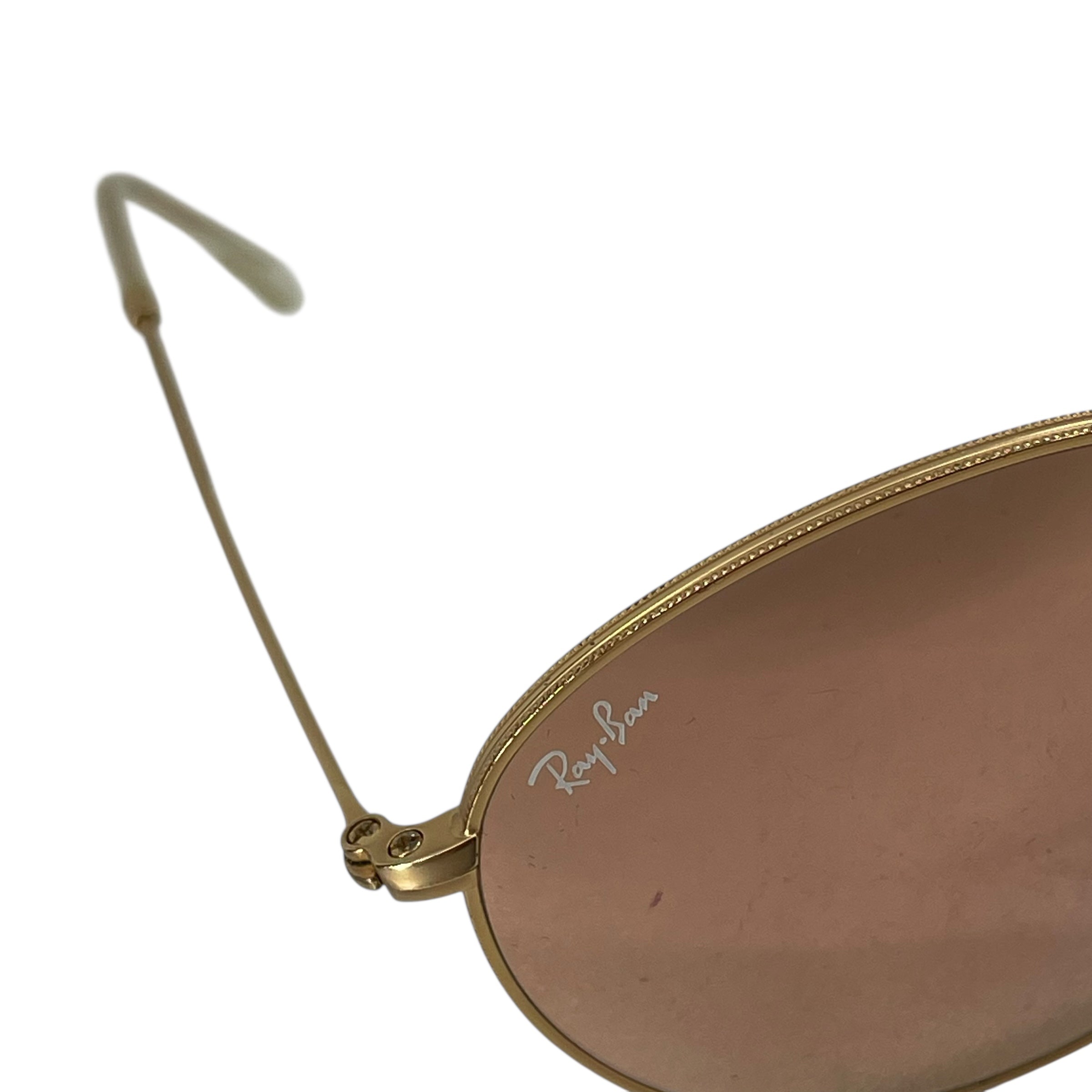 Ray-Ban/Sunglasses/OS/Celluloid/PNK/gold frame view 6