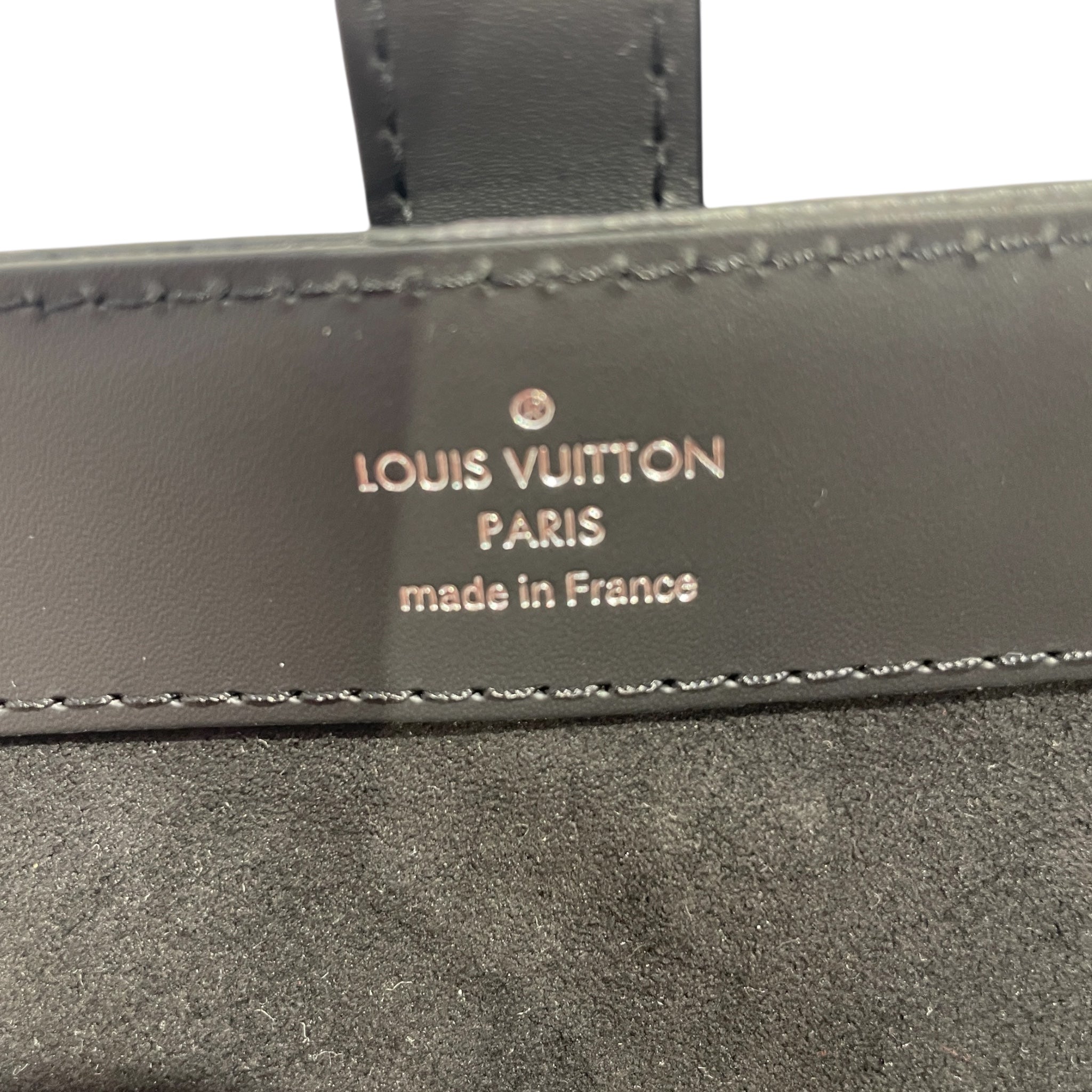 LOUIS VUITTON/Bag/All Over Print/Leather/BLK/watch case view 7