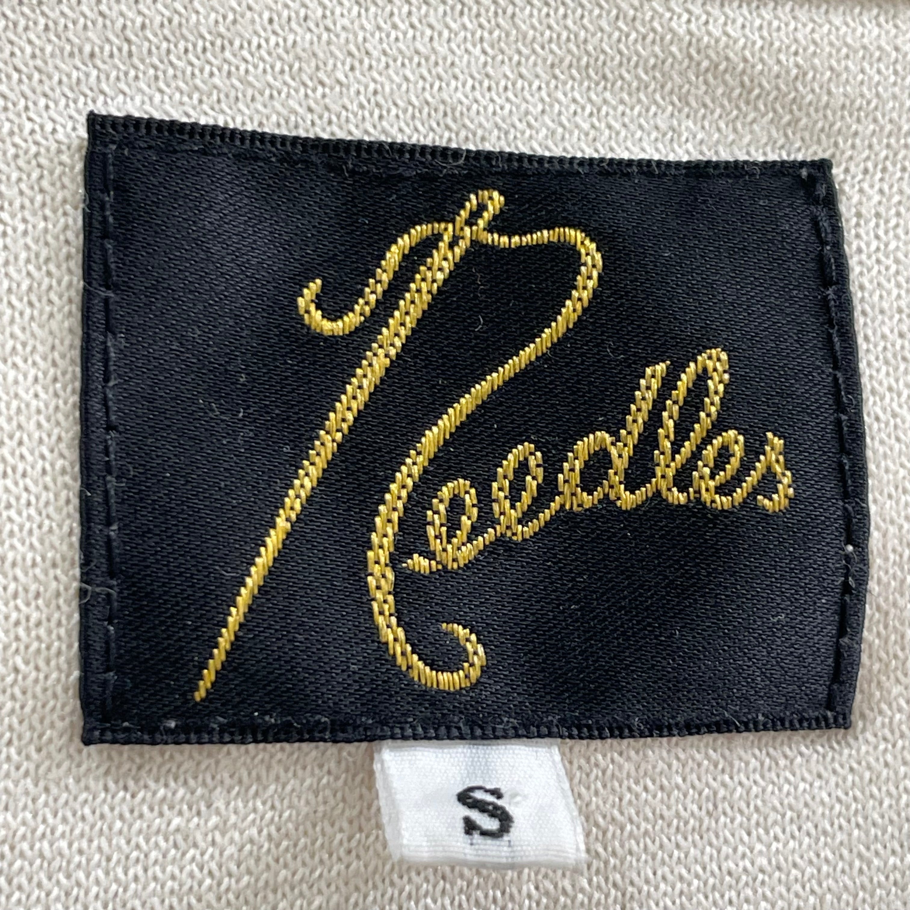 Needles/Fleece Jkt/S/Polyester/CRM/Stripe/velour navy stripe stained** view 5