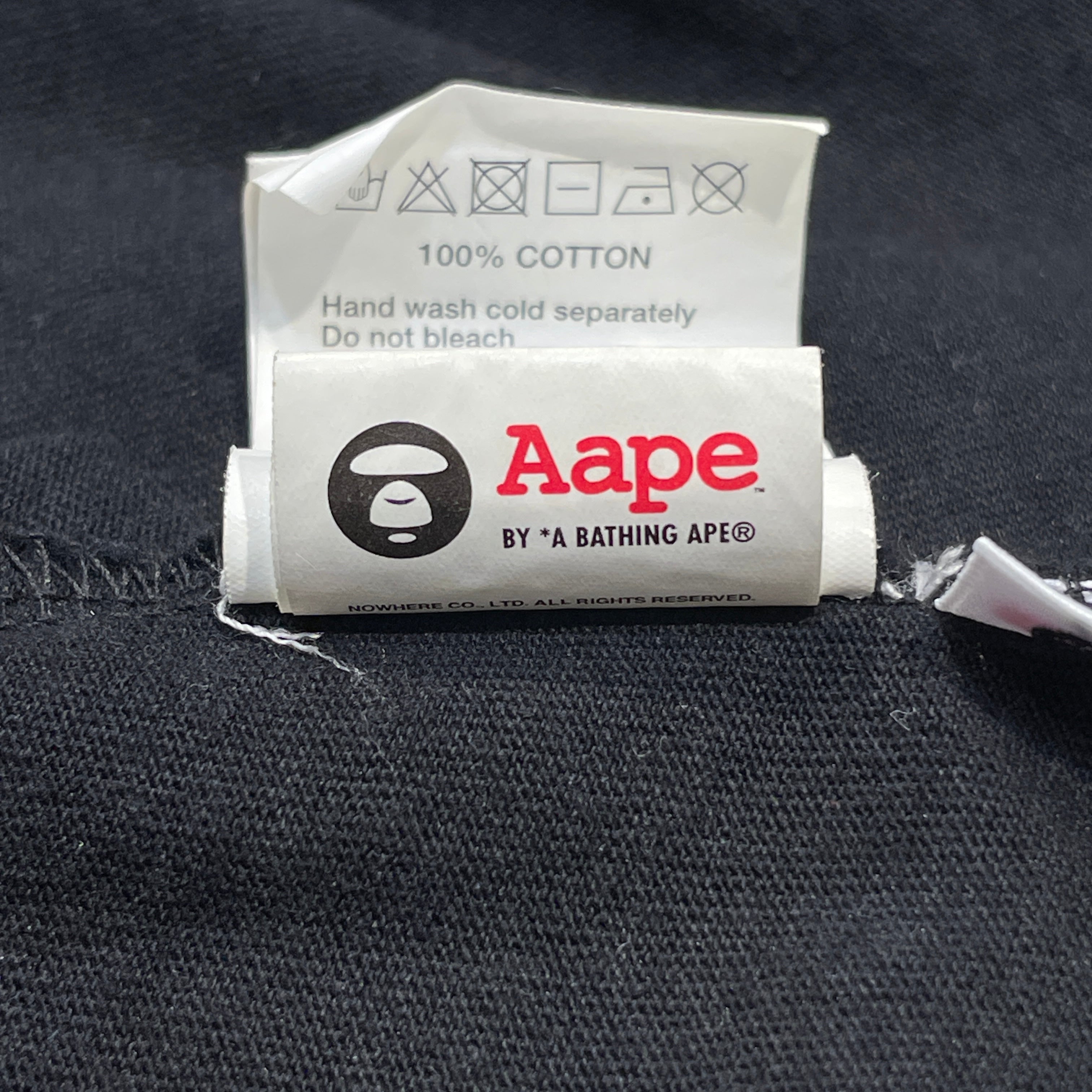 AAPE BY A BATHING APE/T-Shirt/XXL/Cotton/BLK/Graphic/Pacman Collab Tee view 10