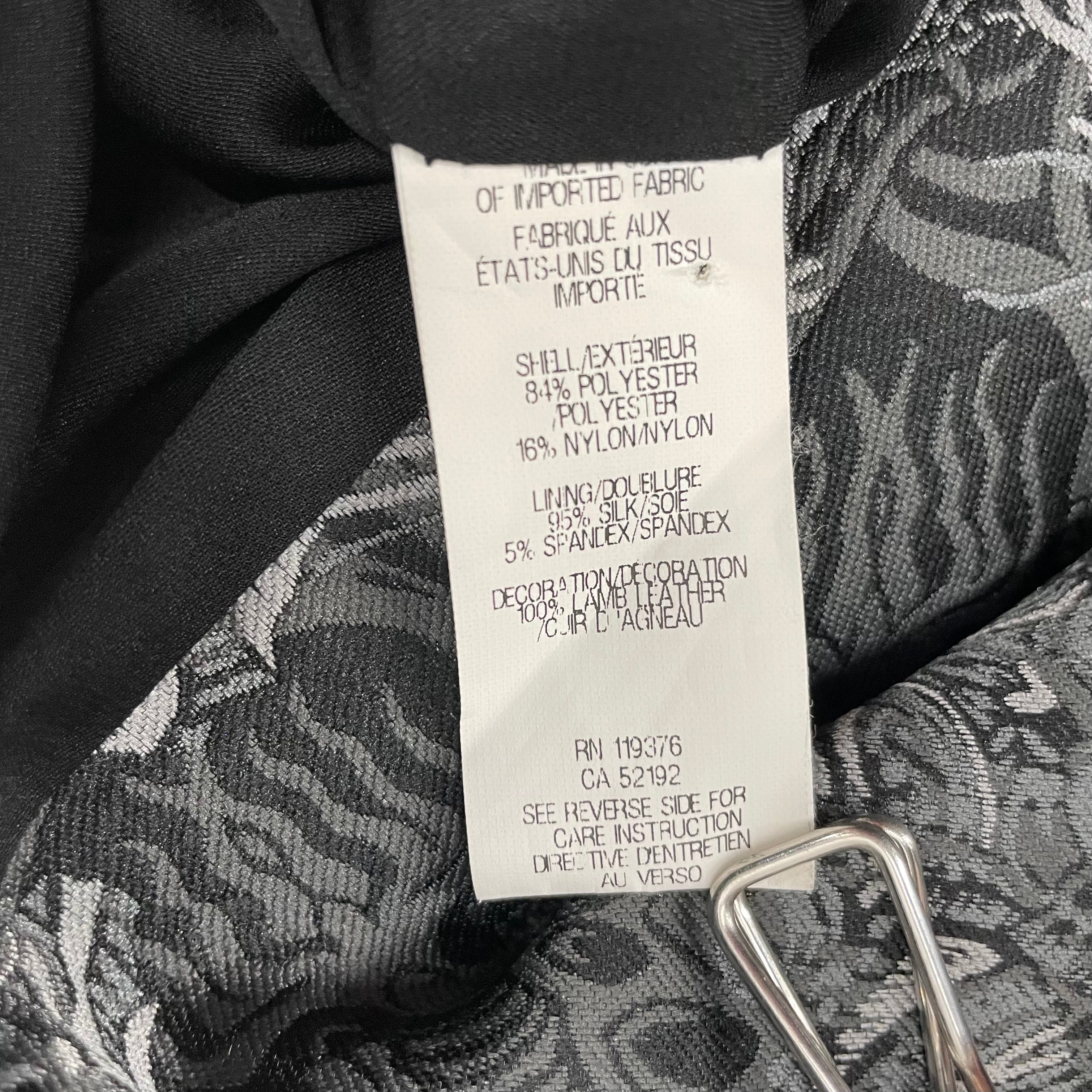 Helmut Lang/Jacket/S/Paisley/Cotton/GRY/CRAZY BLOOMING PATTERN view 4