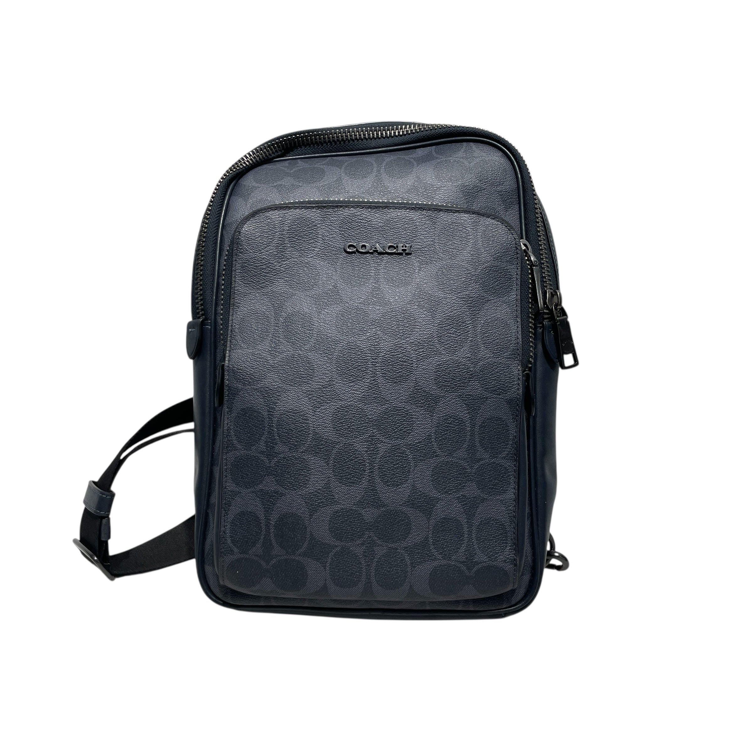 COACH/Cross Body Bag/Leather/BLK/ethan pack view 1
