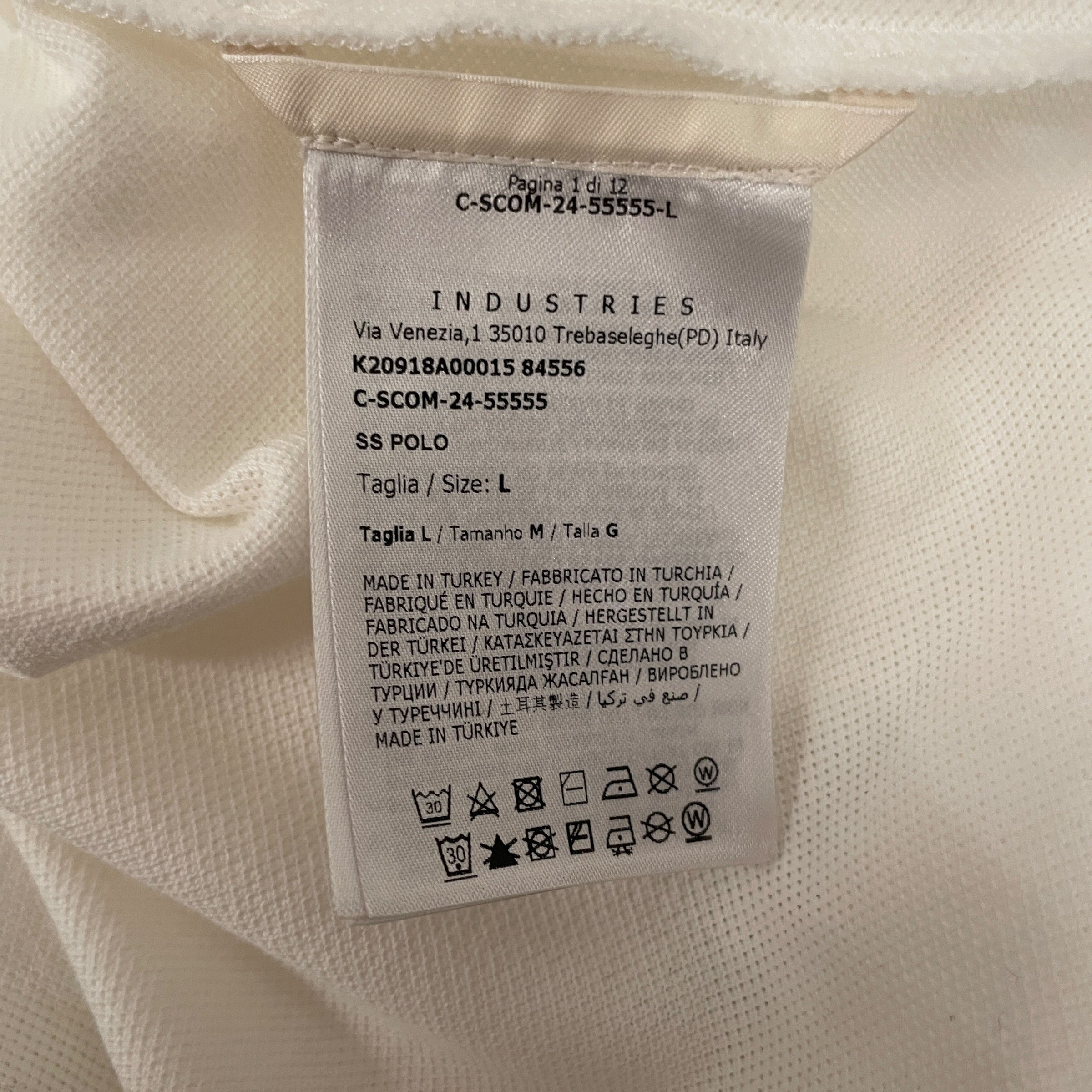 MONCLER/Polo Shirt/L/WHT/ view 4