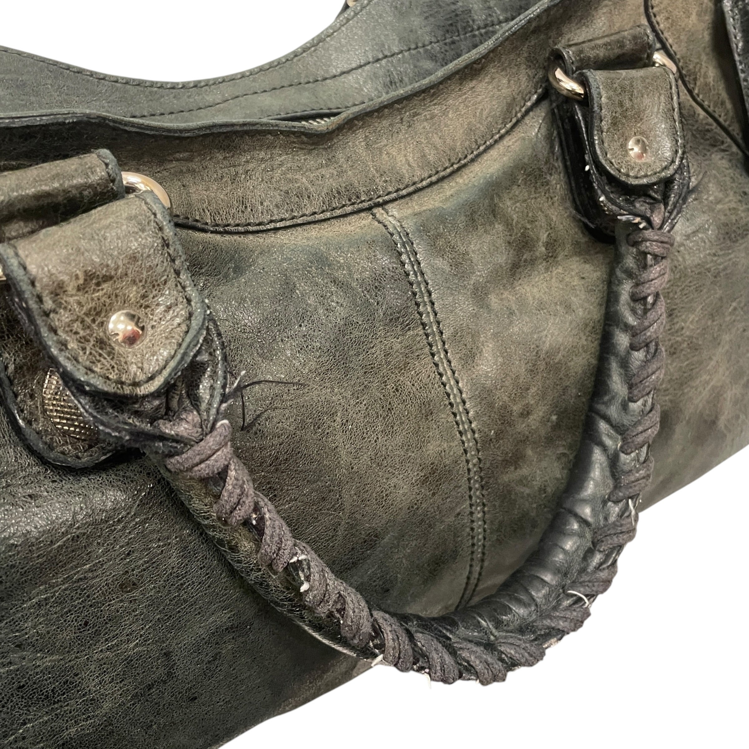 BALENCIAGA/Hand Bag/Lambskin/BLK/CITY BAG/MOTORCYCLE/LAMBSKIN view 7