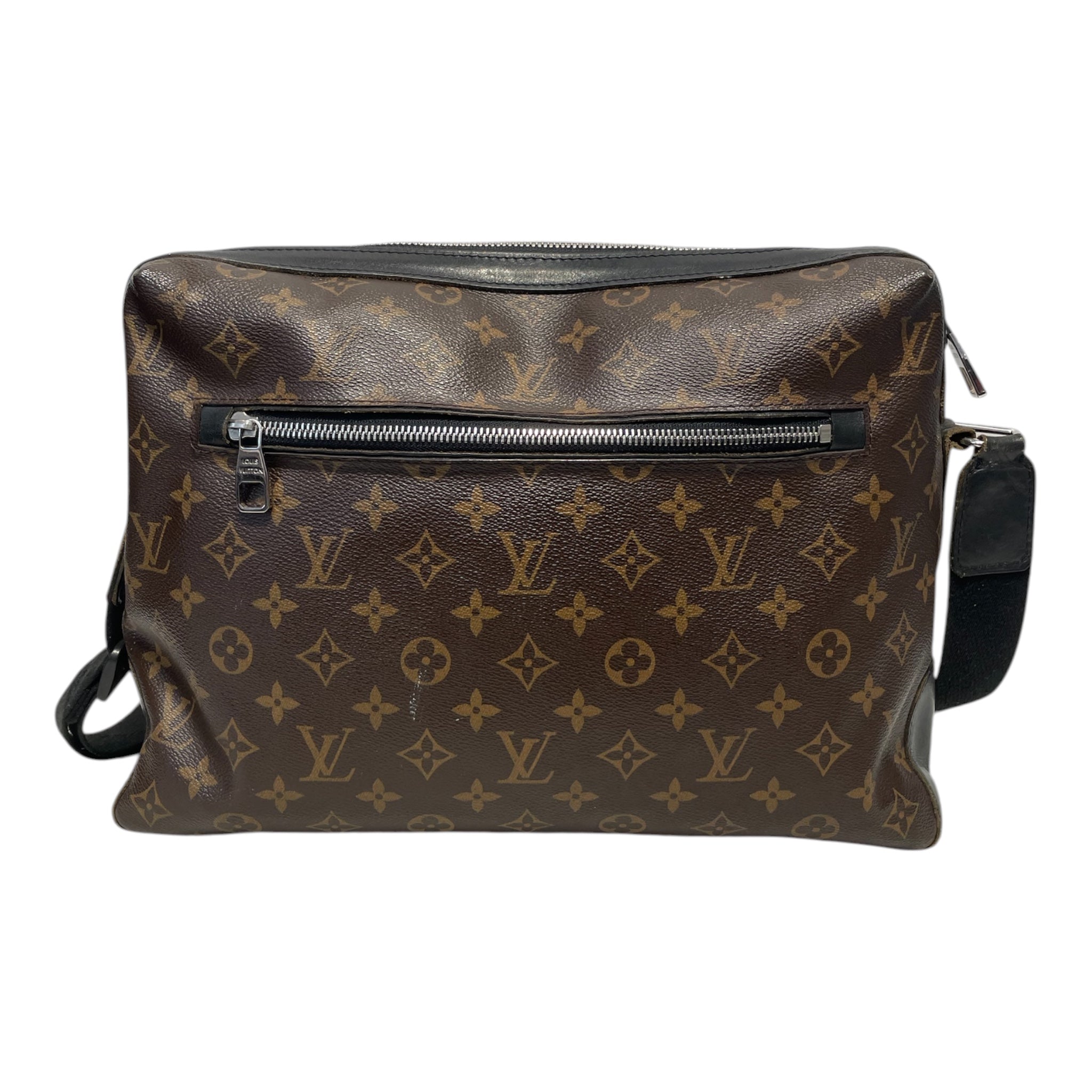 LOUIS VUITTON/Bag/Monogram/Leather/BRW/Messenger bag view 3