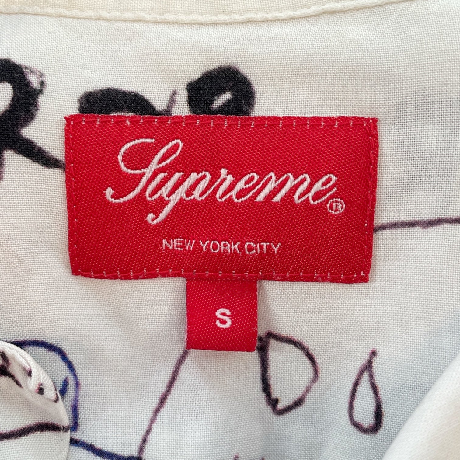 Supreme/Shirt/S/Rayon/WHT/Graphic/DANIEL JOHNSON SHIRT view 3