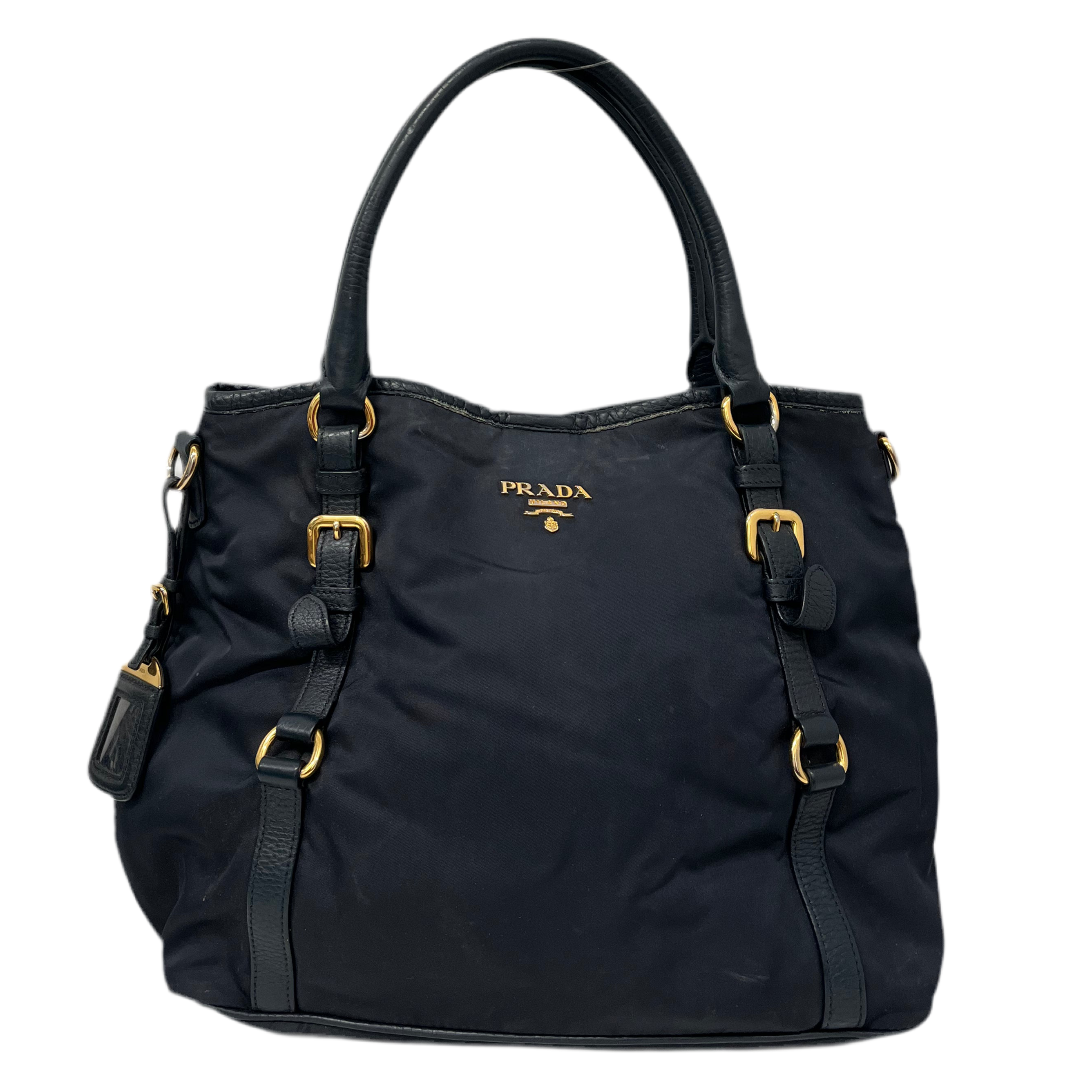 PRADA/Tote Bag/Nylon/NVY/173 view 1