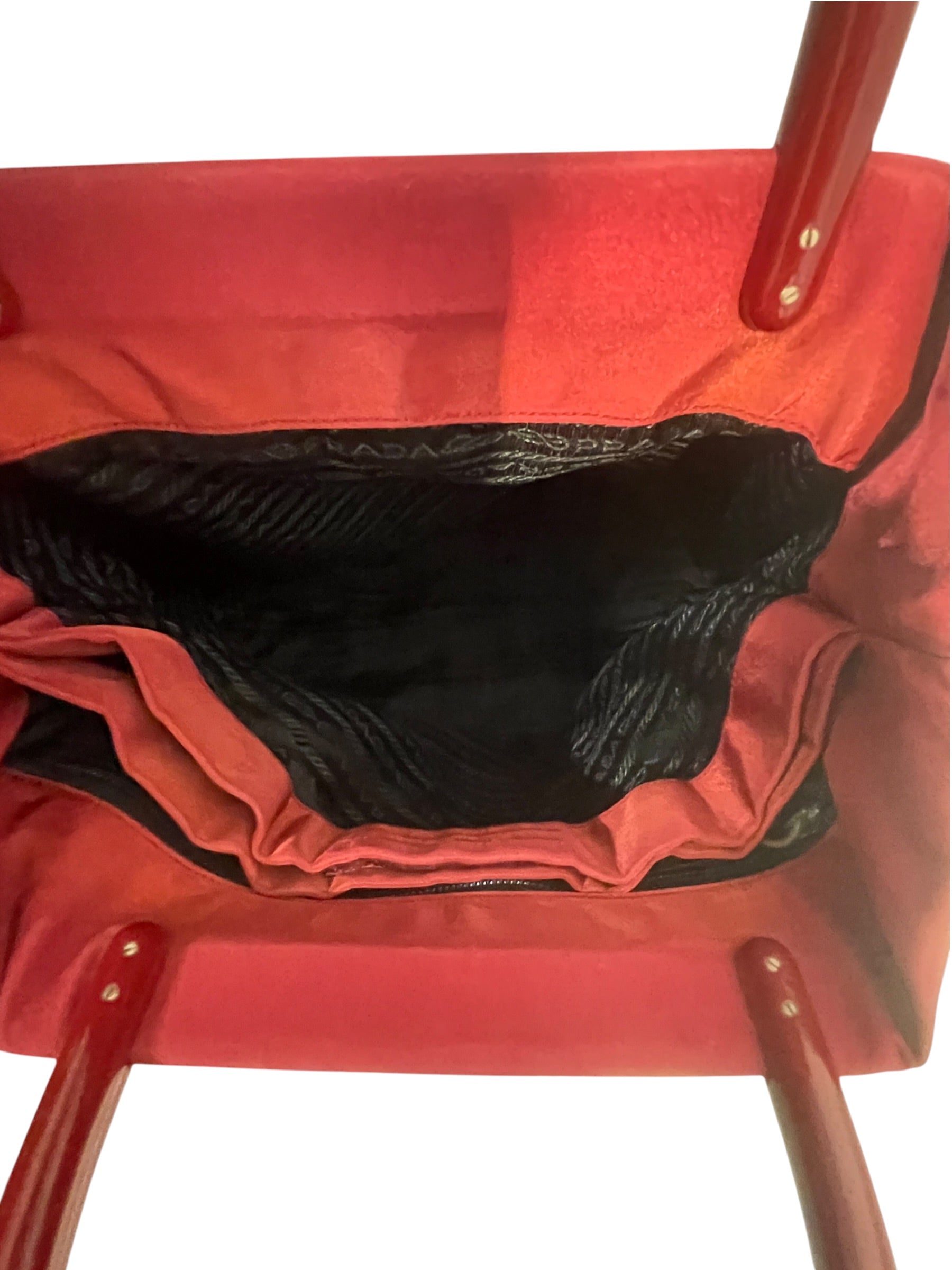 PRADA/Tote Bag/Nylon/RED/CH89GV6 view 4