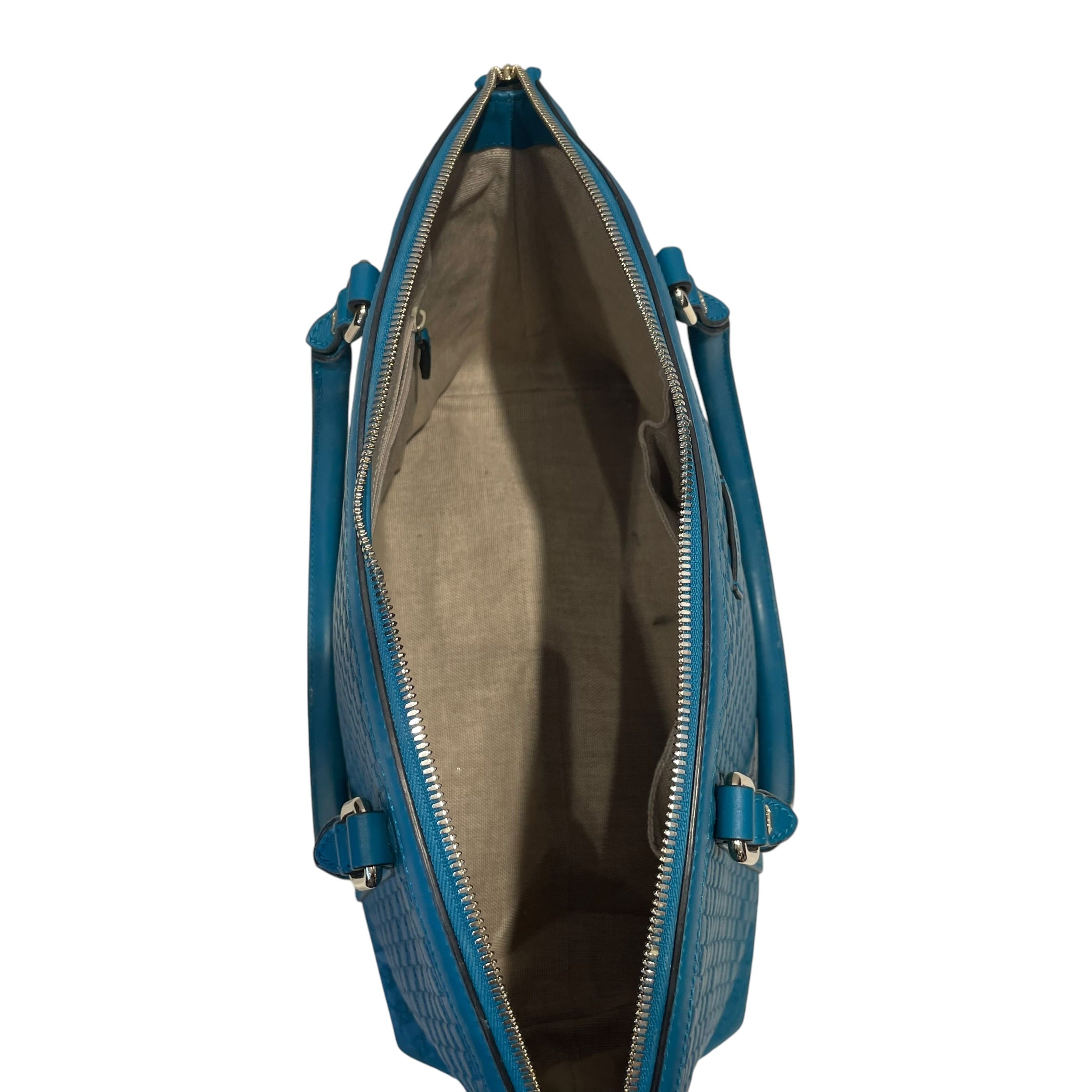 GUCCI/Tote Bag/Monogram/Leather/BLU/Microguccissima Large Joy Tote view 6