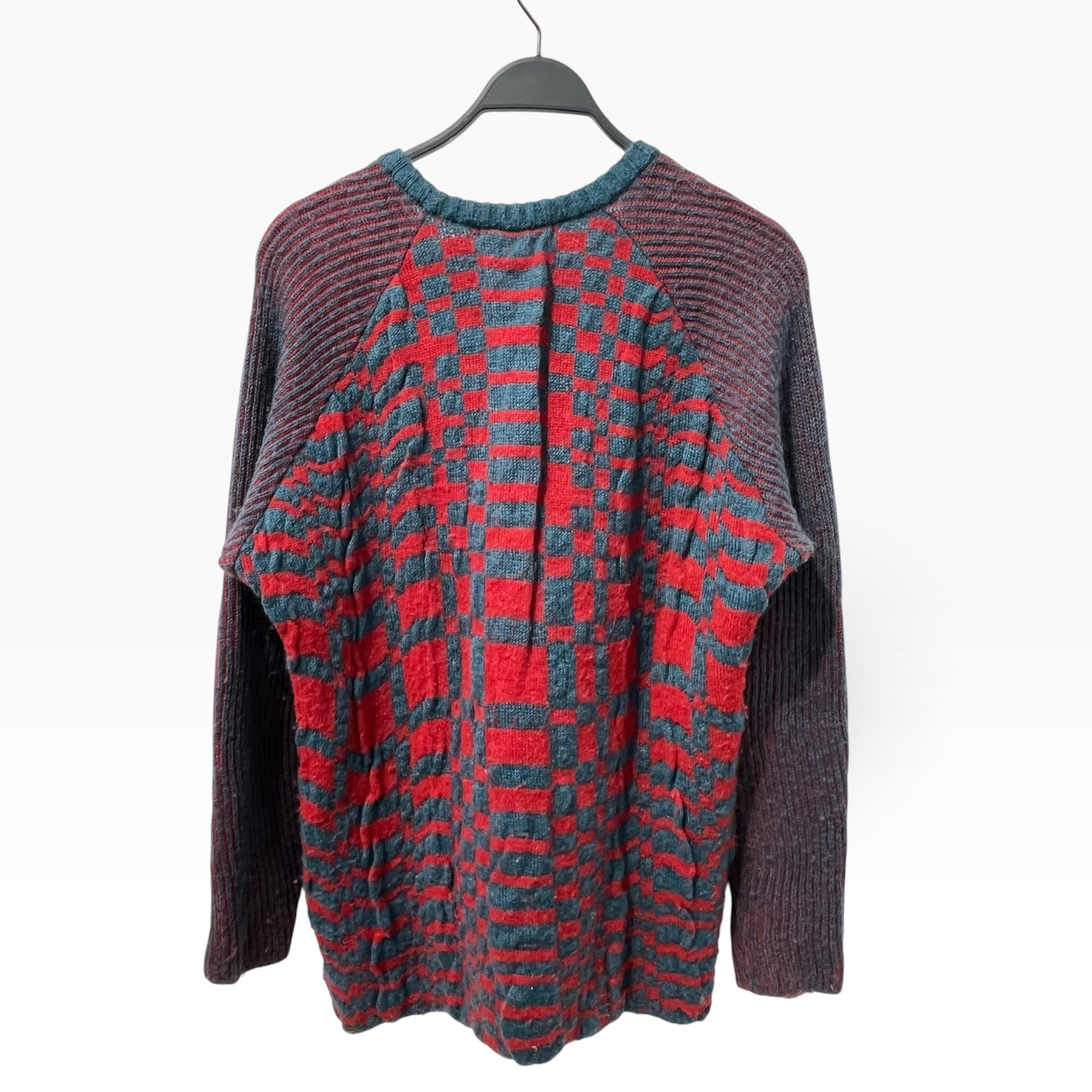 ISSEY MIYAKE MEN/Sweater/1/Wool/BLU/Oversize/ view 2
