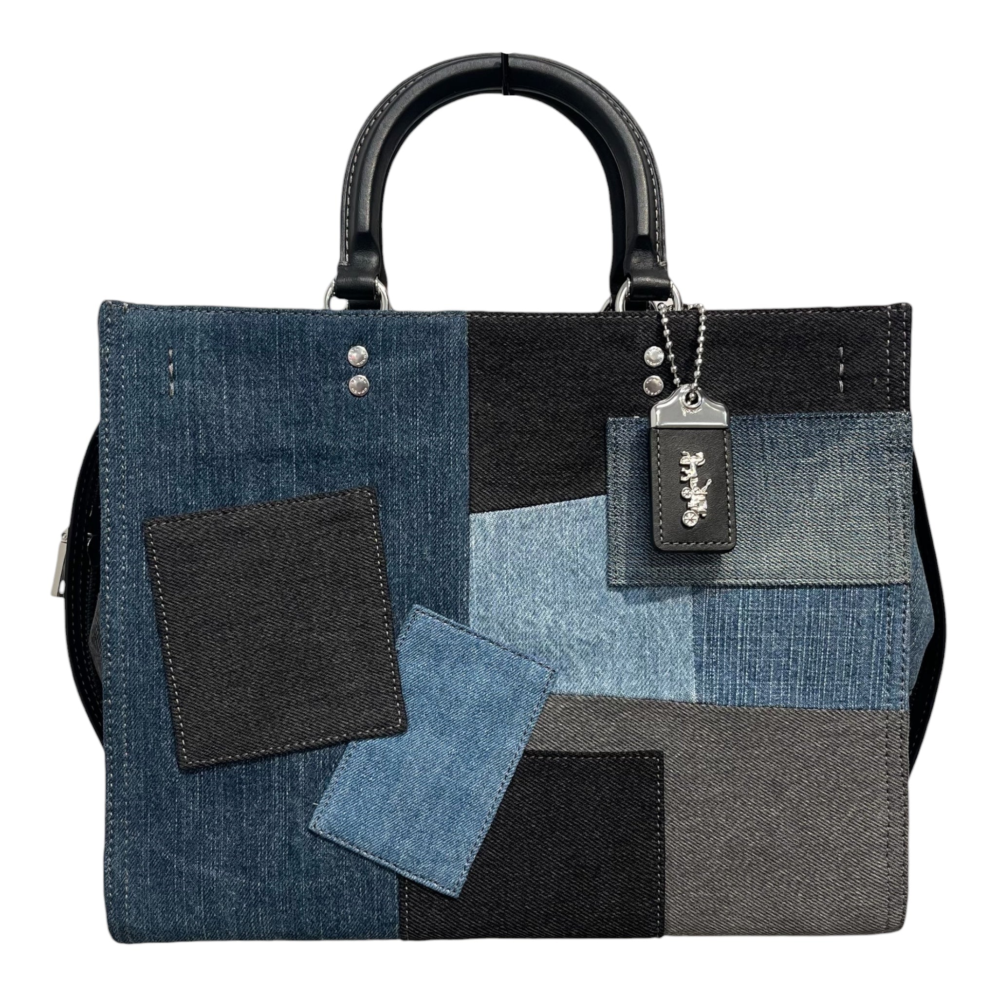 COACH/Bag/All Over Print/Leather/BLU/TOP HANDLE BAG view 5