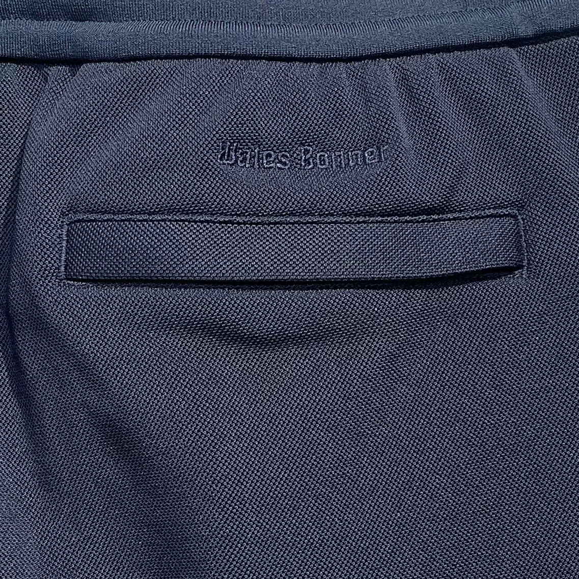 adidas/WALES BONNER/Pants/L/Polyester/NVY/STRETCHY ZIP POCKET BLUE SEAM view 4
