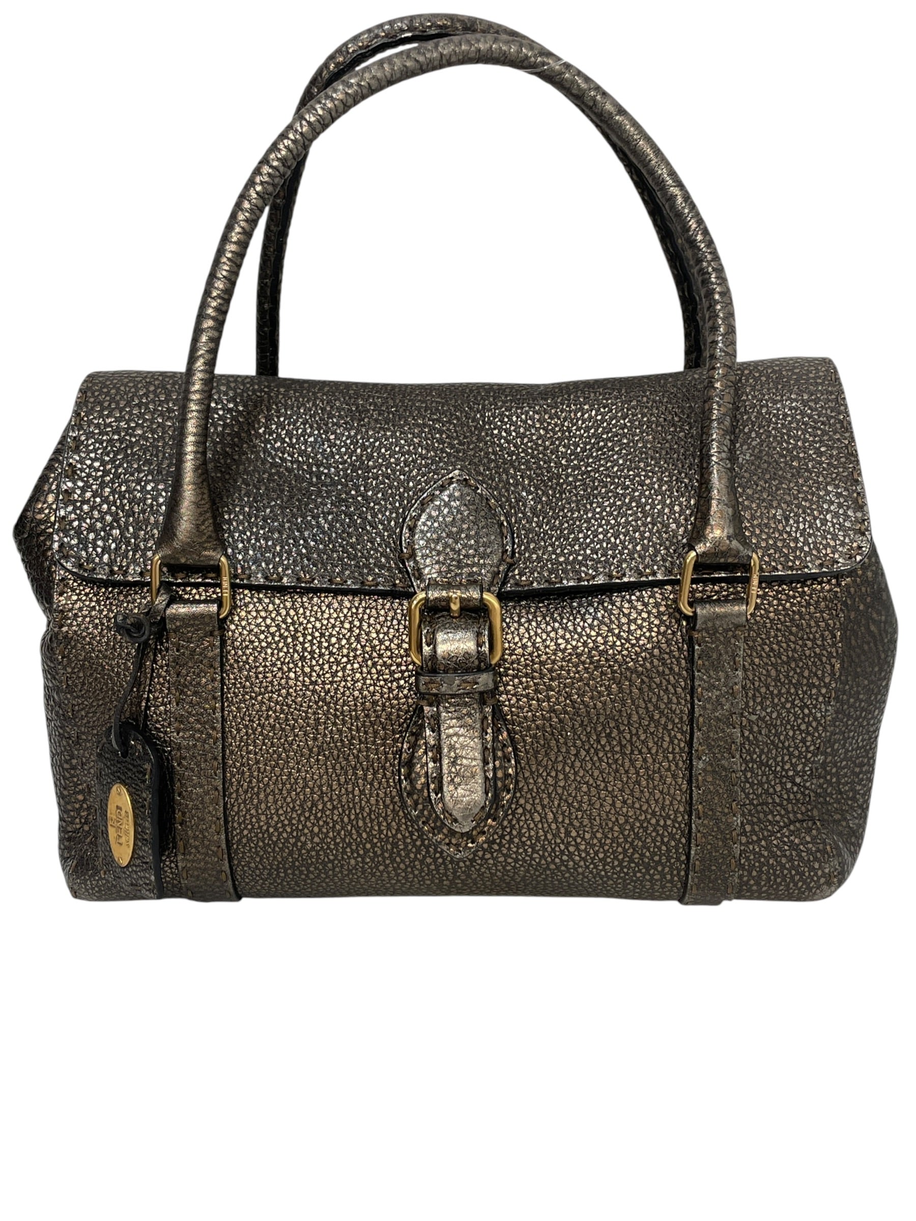 FENDI/Hand Bag/Leather/Brown/8BR457 Selleria Linda view 1