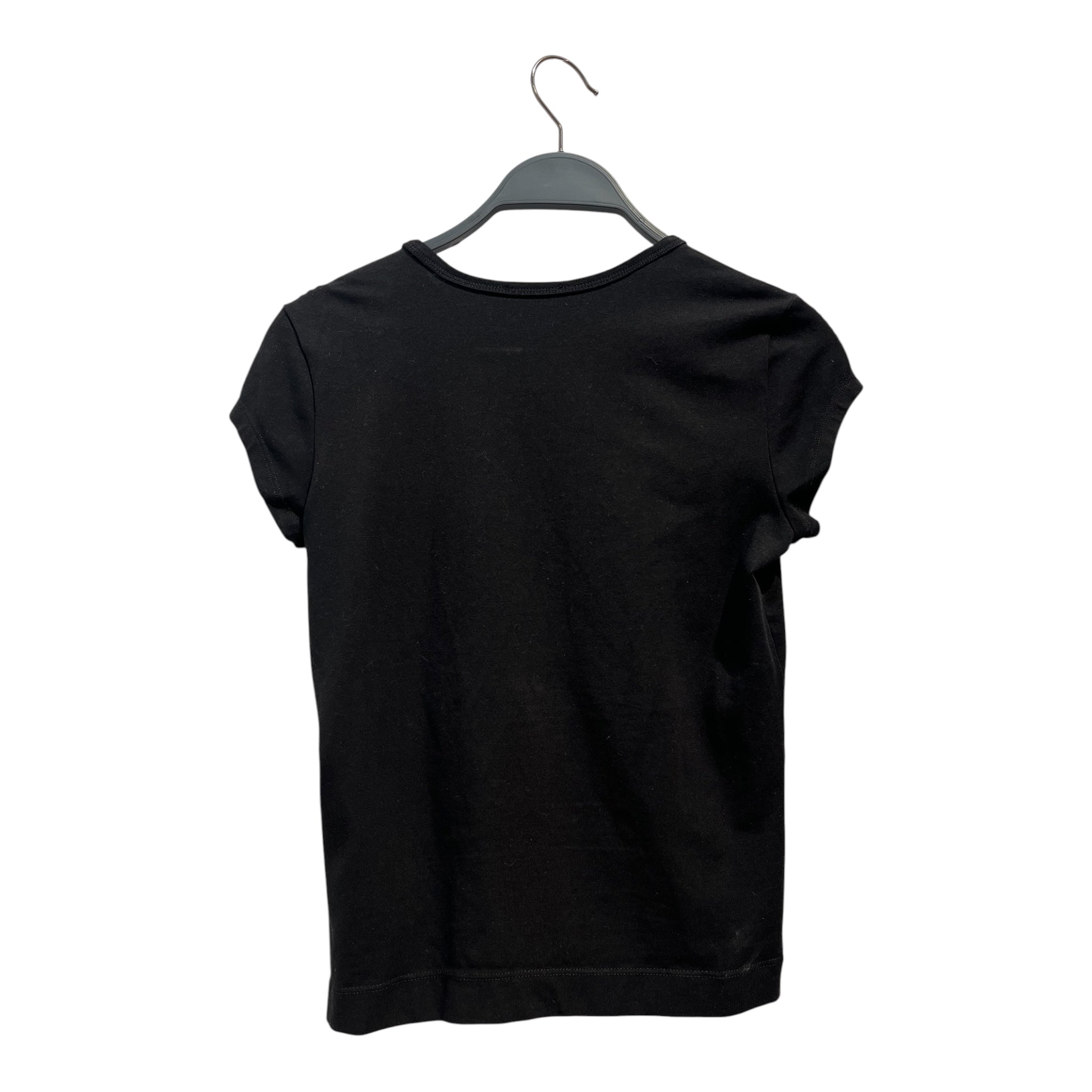 DIESEL/T-Shirt/S/Cotton/BLK/D LOGO CENTER WHOLE view 2