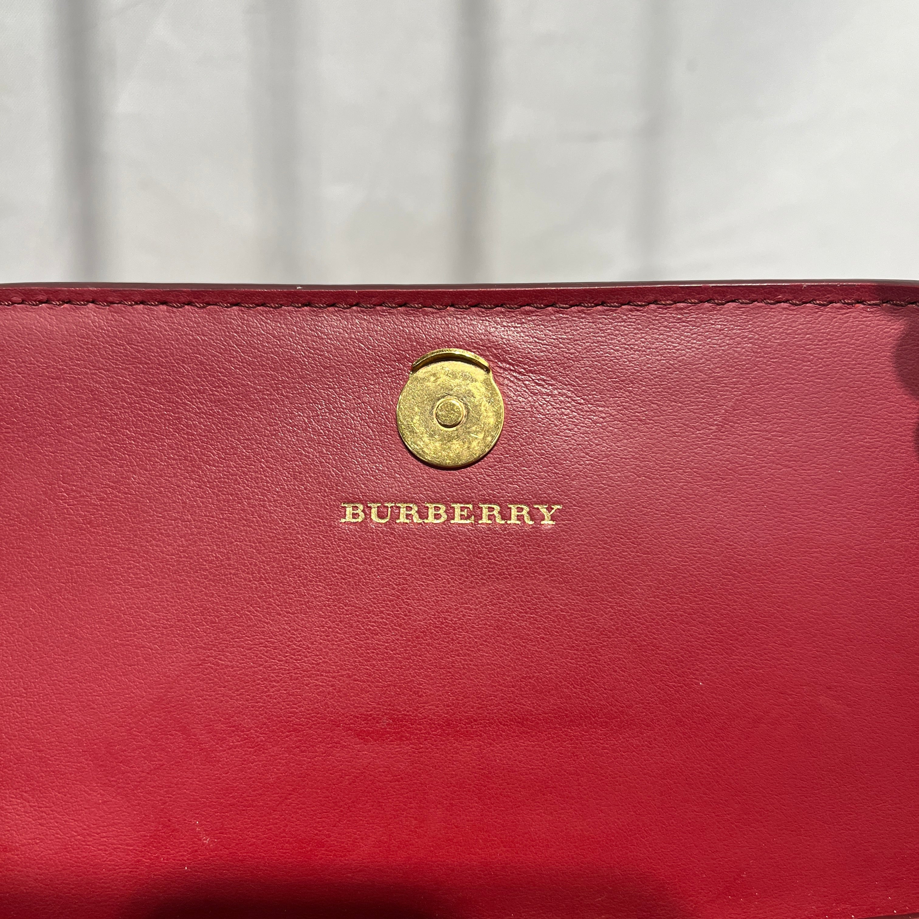 BURBERRY/Cross Body Bag/Plaid/Leather/BEG/NOVACHECK CHAIN CRSSBDY view 5