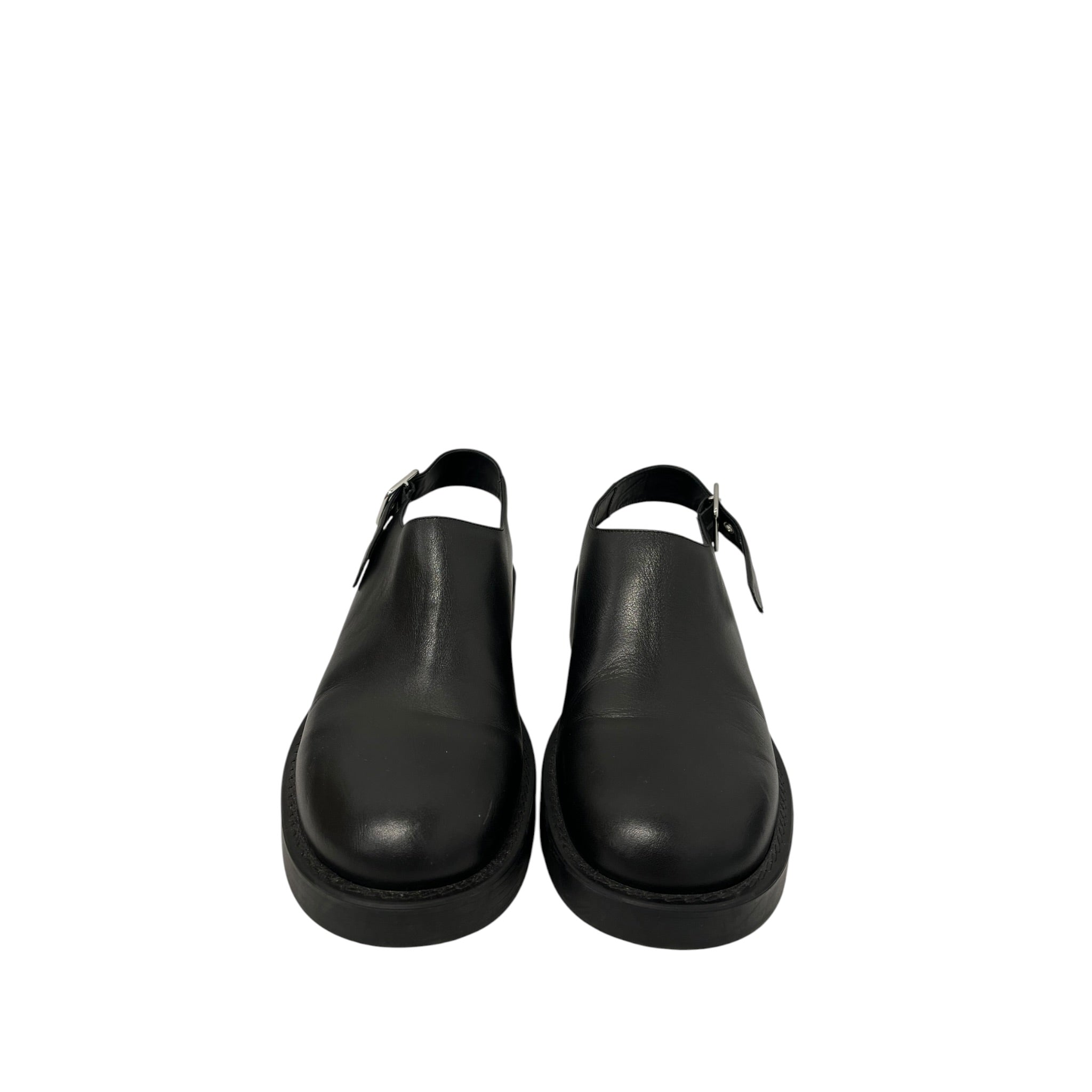 Courreges/Loafers/EU 44/Leather/BLK/GOGO CLOGS view 1