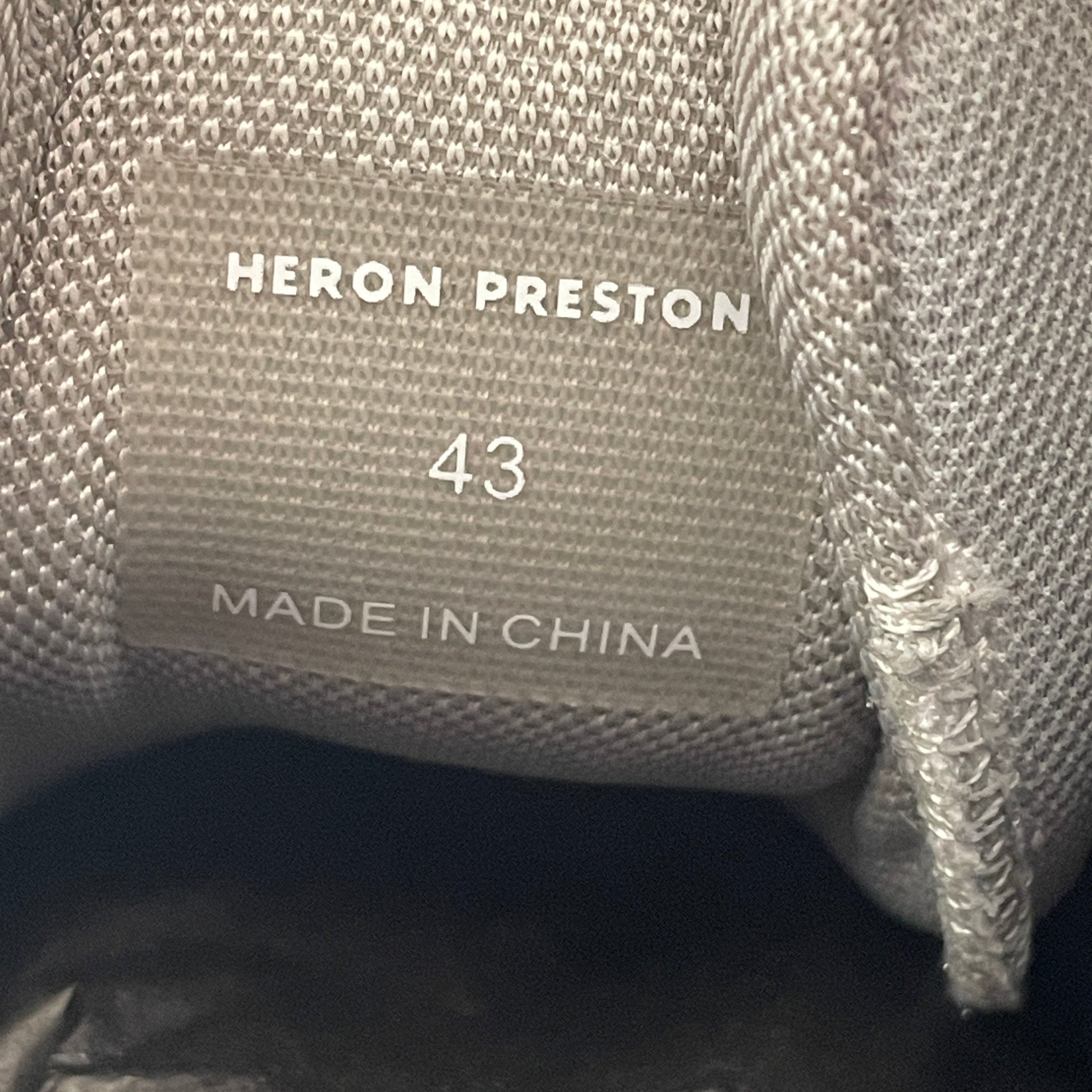 HERON PRESTON/Low-Sneakers/EU 43/BLU/Worn out sneaker view 4
