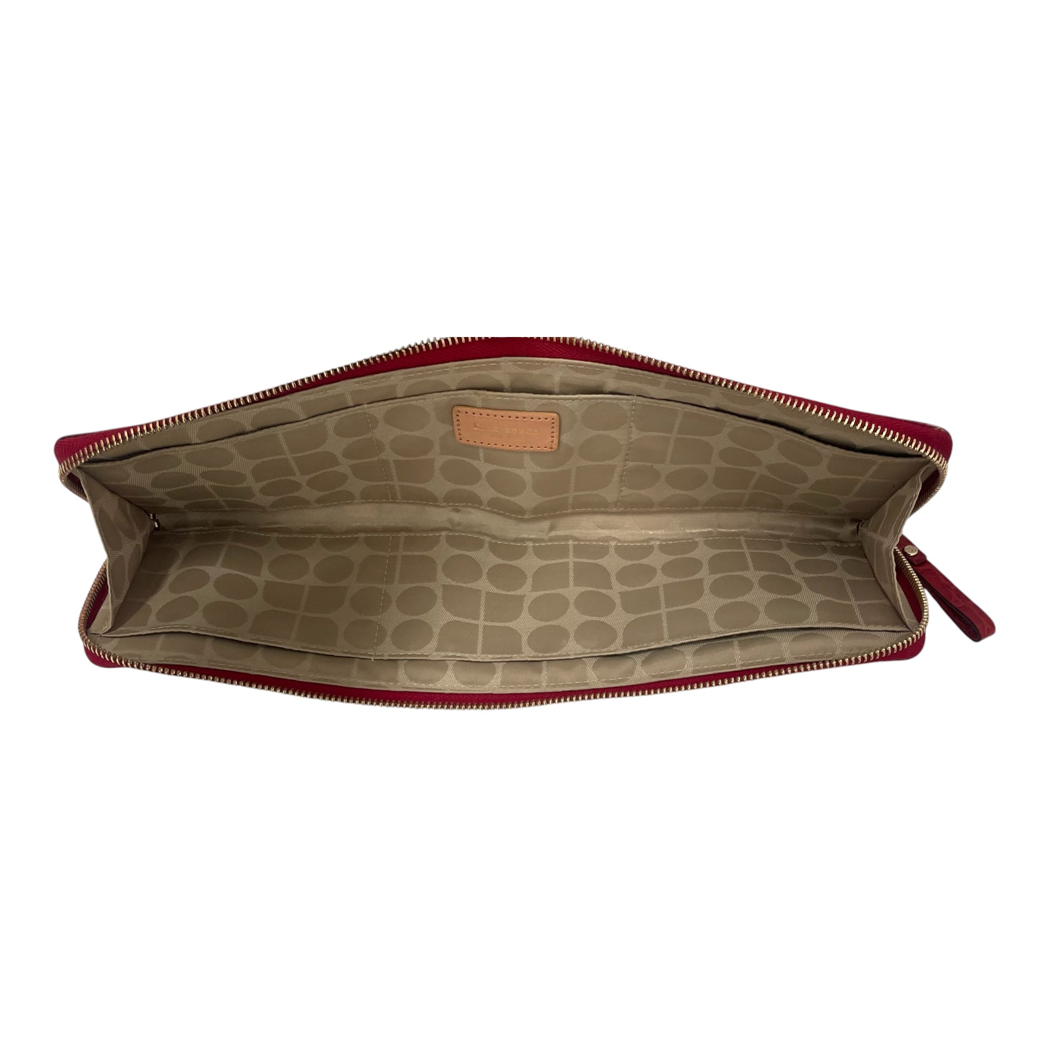 kate spade new york/Long Wallet/Leather/RED/EXTRA LONG CROCODILE CLUTCH view 4