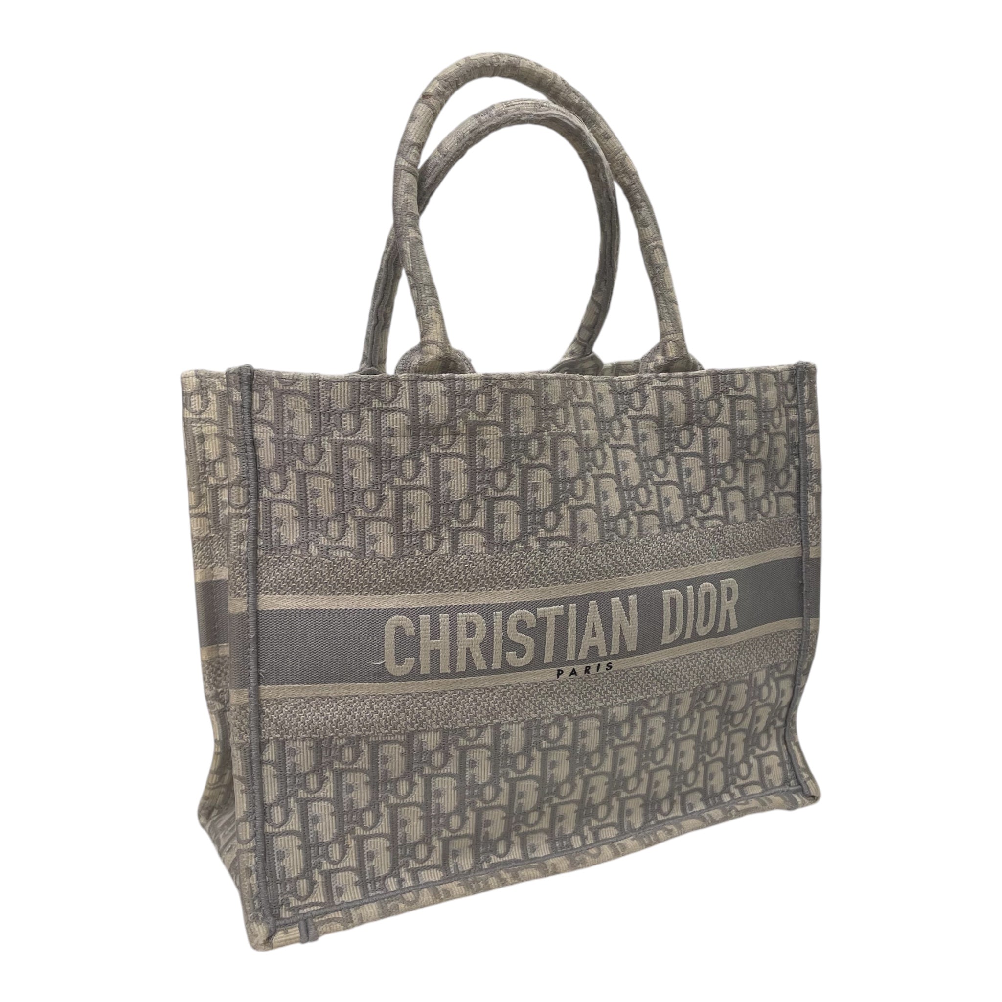 Christian Dior/Tote Bag/L/Monogram/Cotton/GRY/ view 3