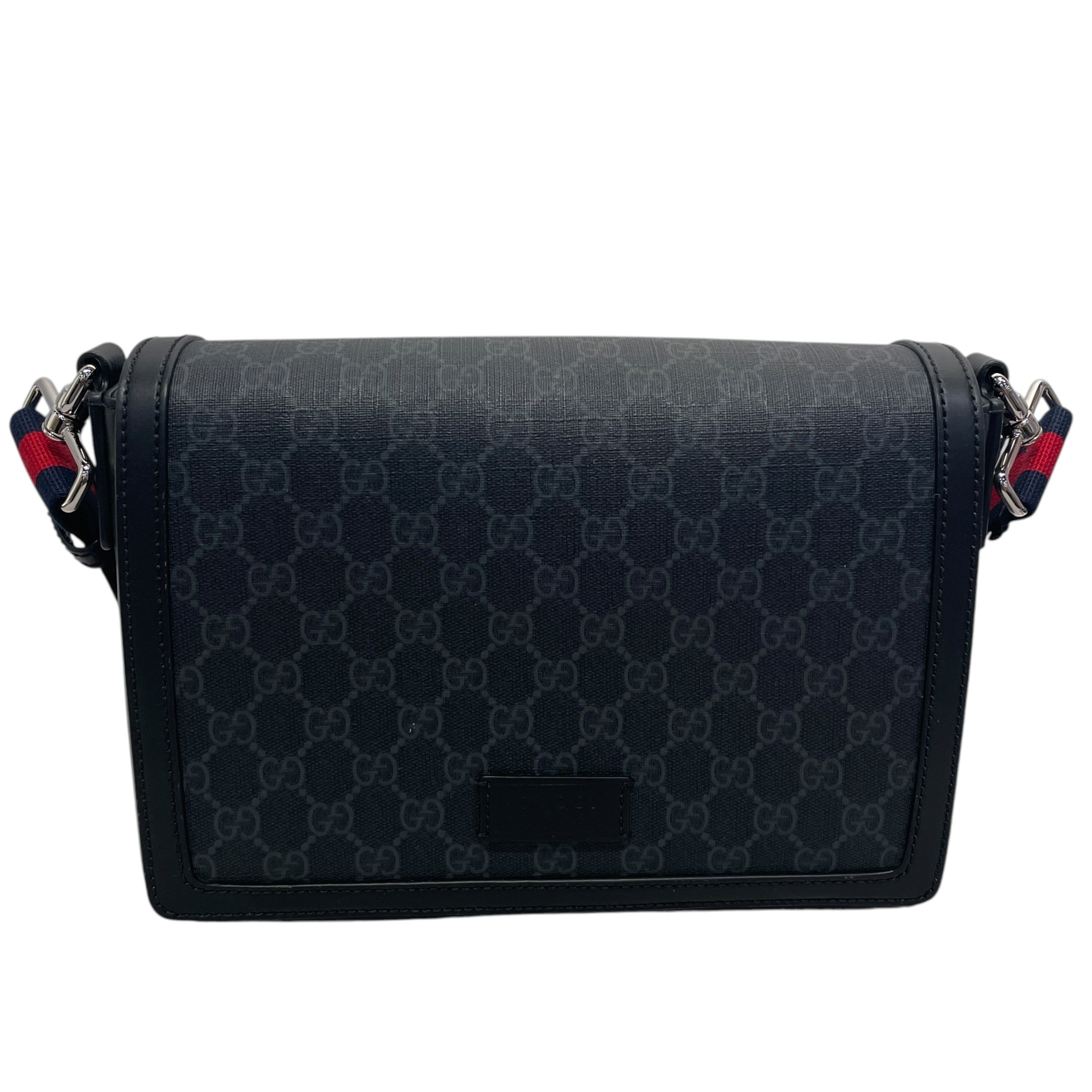 GUCCI/Bag/Monogram/Leather/BLK/Messenger Bag view 1