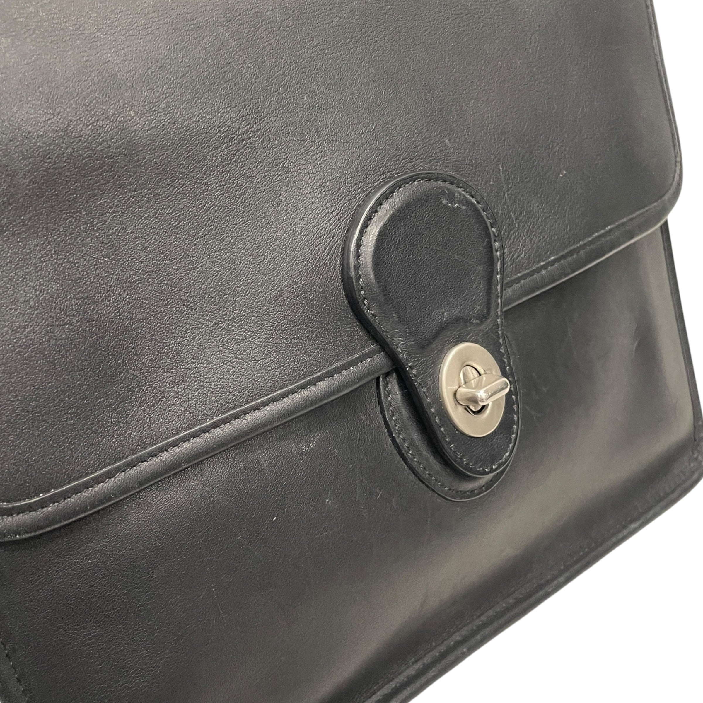 COACH/Cross Body Bag/Leather/BLK/WILLIS/BAR ON TOP view 5