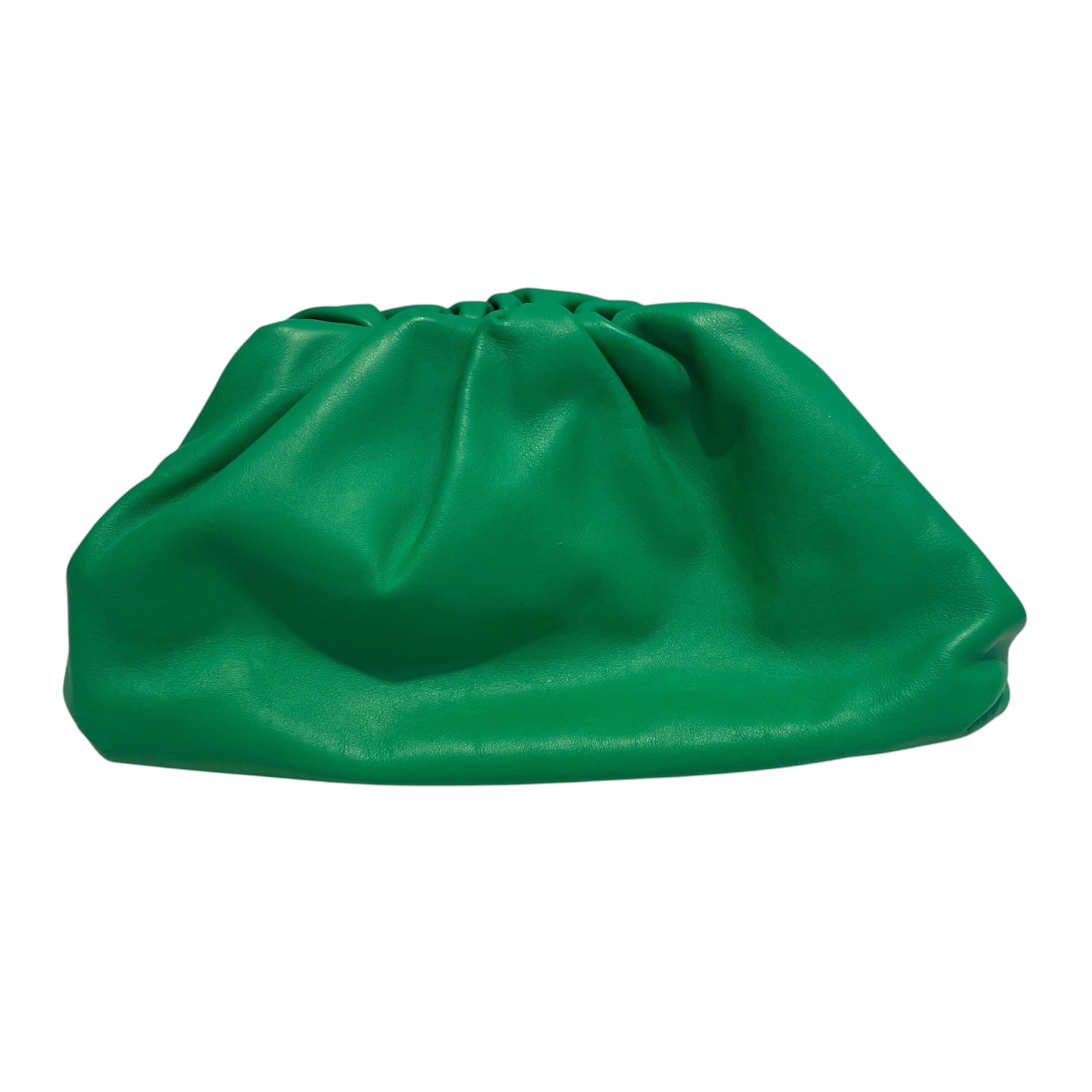 BOTTEGA VENETA/Clutch Bag/Leather/GRN/TEEN POUCH BAG view 1