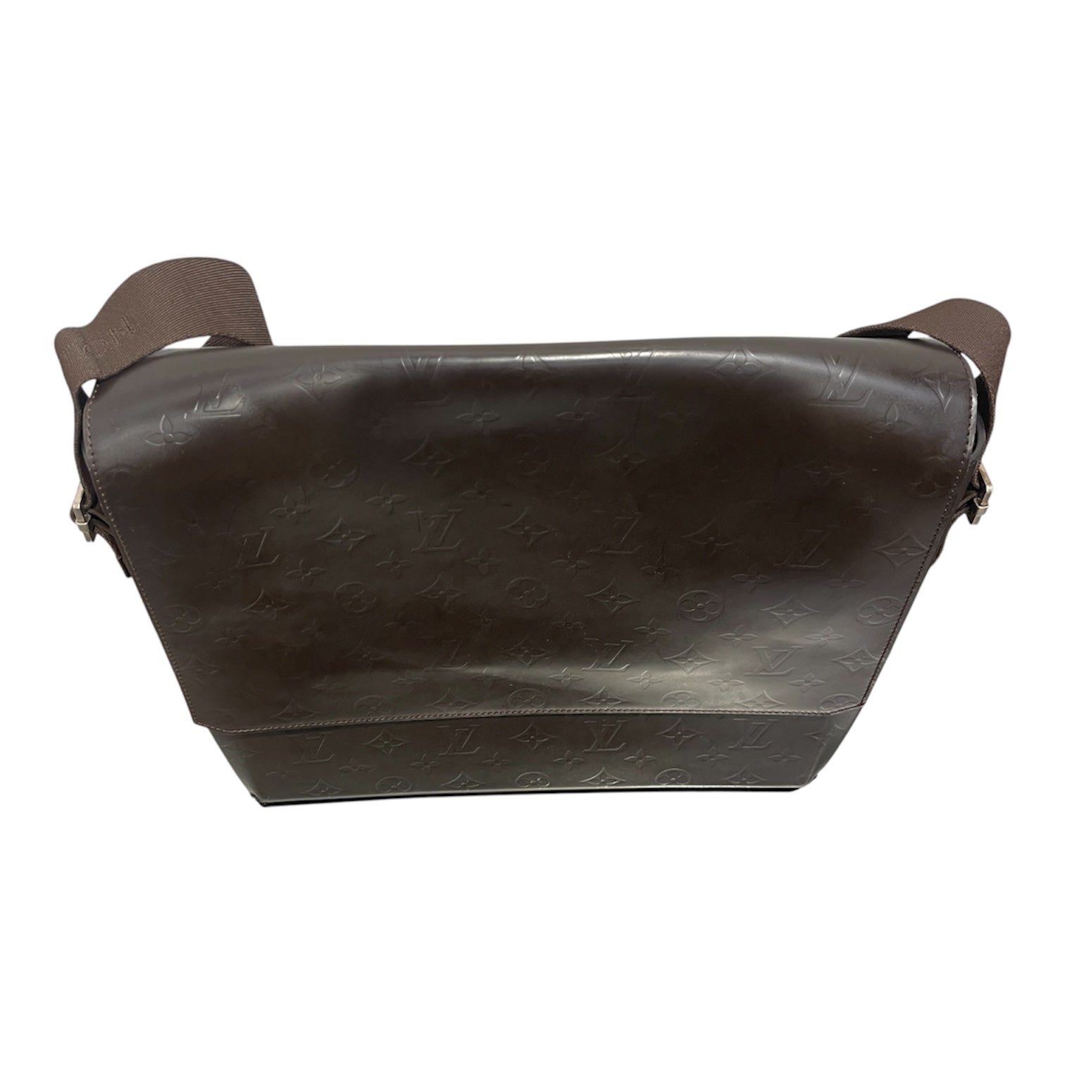 LOUIS VUITTON/Cross Body Bag/All Over Print/Leather/BLK/GLAZE FRONZIE MESSENGER BAG view 4