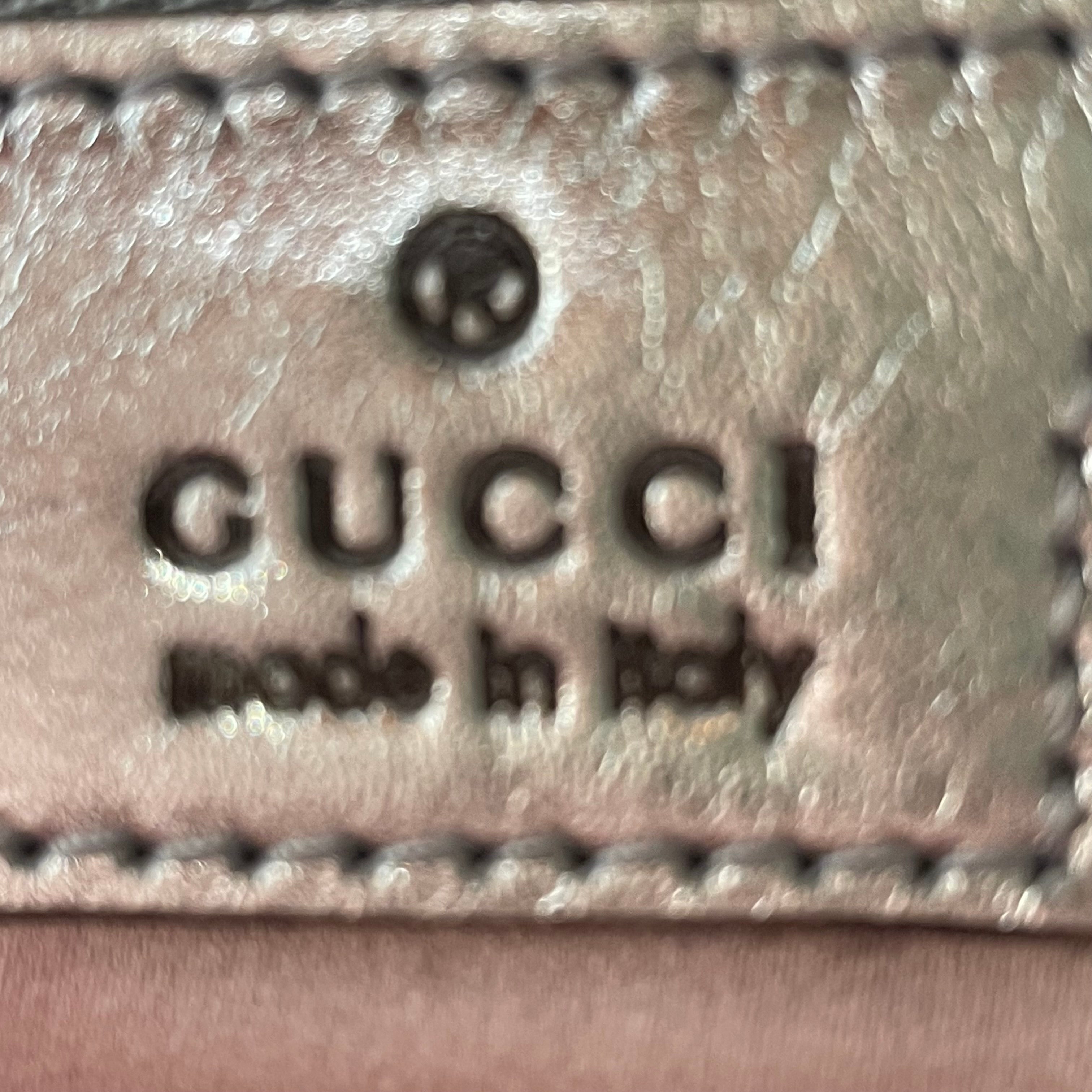 GUCCI/Cross Body Bag/Iridescent/Leather/PNK/GG Marmont Nappa Chevron view 4