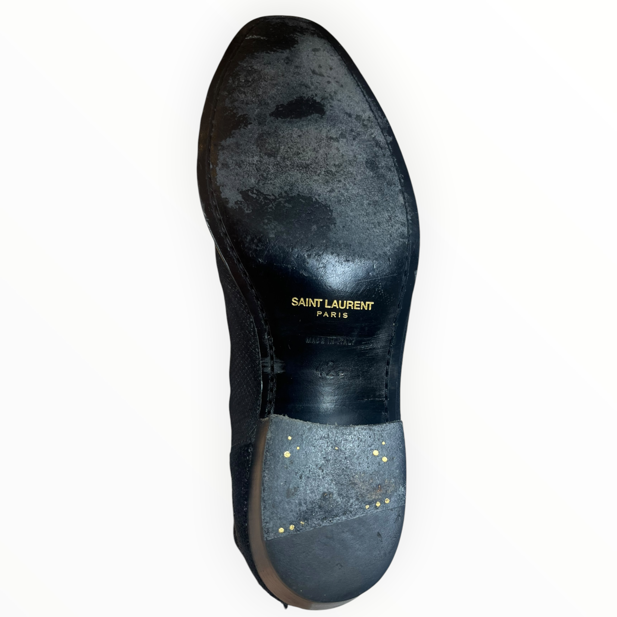 YVES SAINT LAURENT/Chelsea Boots/EU 42.5/Suede/BLK/WYATT CHELSEA BOOTS view 5