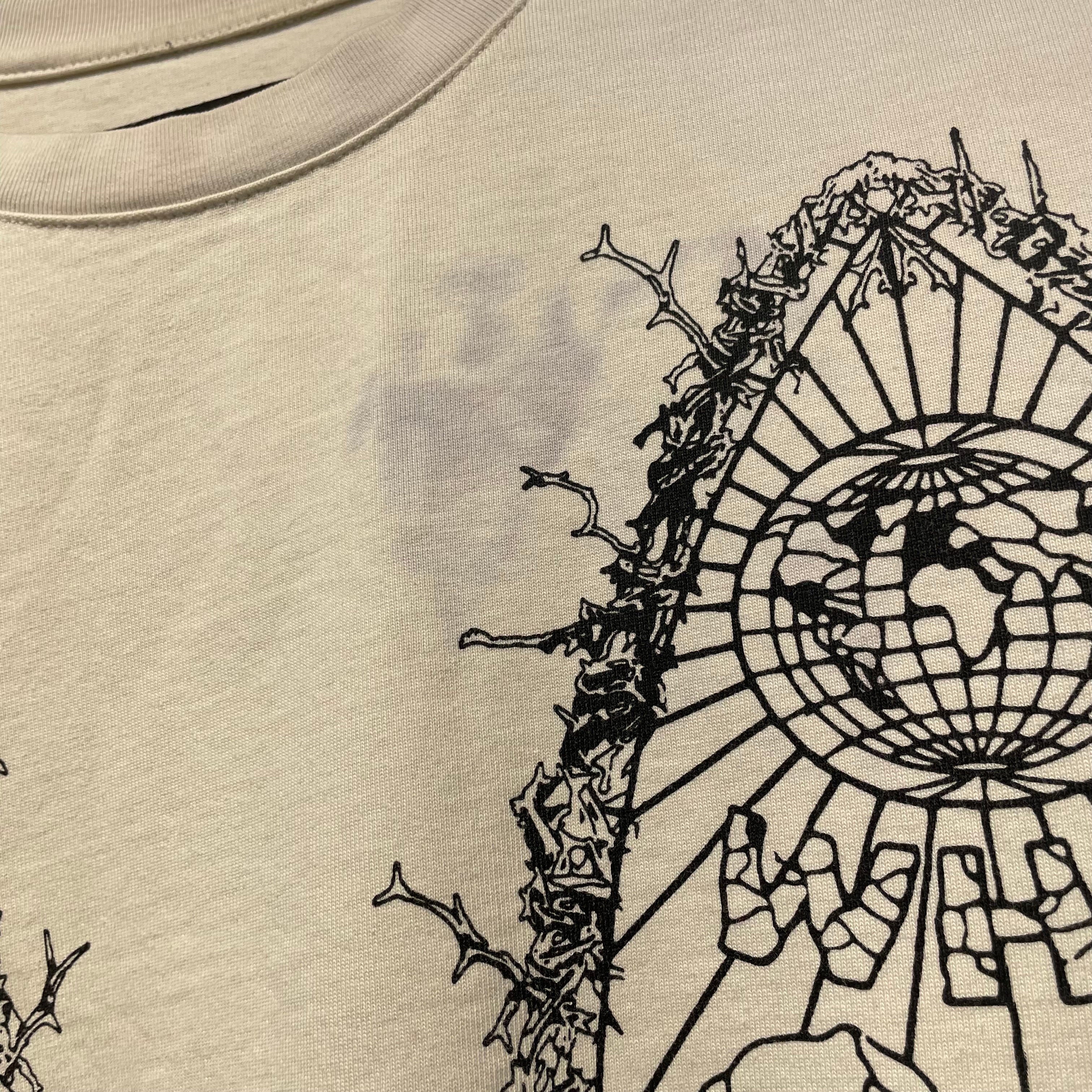 WHO DECIDES WAR/T-Shirt/M/Cotton/WHT/ view 5