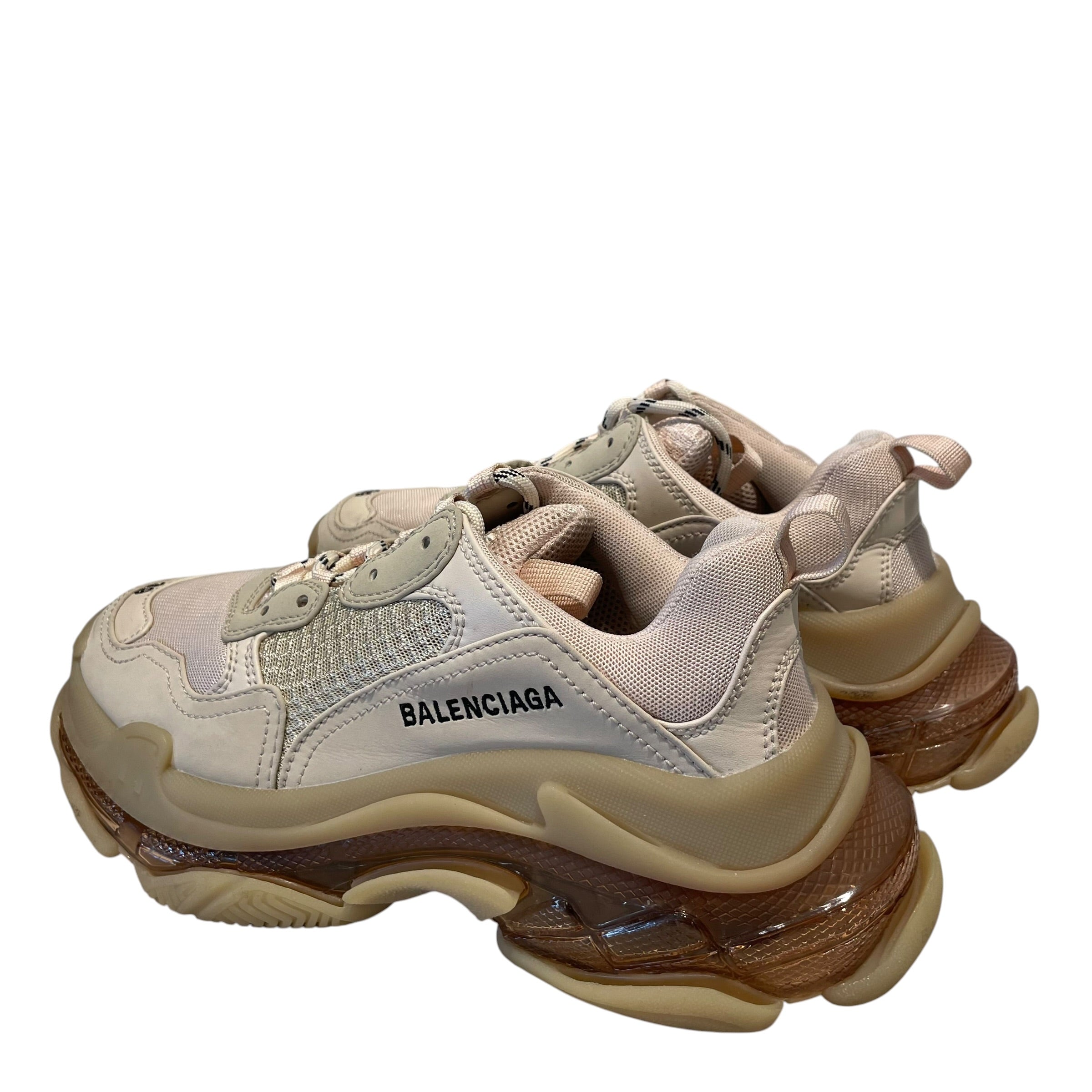 BALENCIAGA/Low-Sneakers/EU 39/Leather/BEG/ view 2