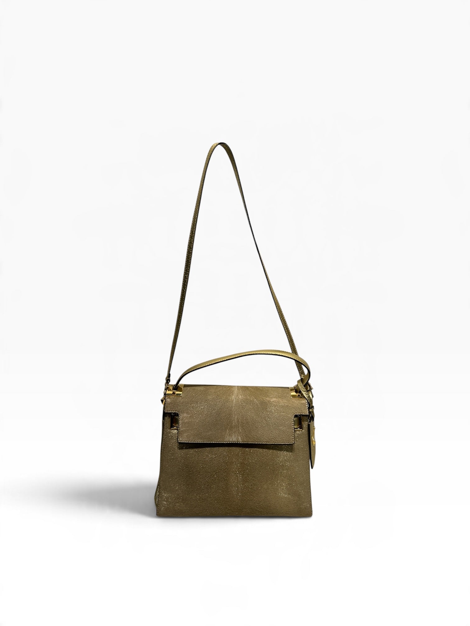 VALENTINO/Hand Bag/Fur/BEG/Rockstud Fur Bag view 2
