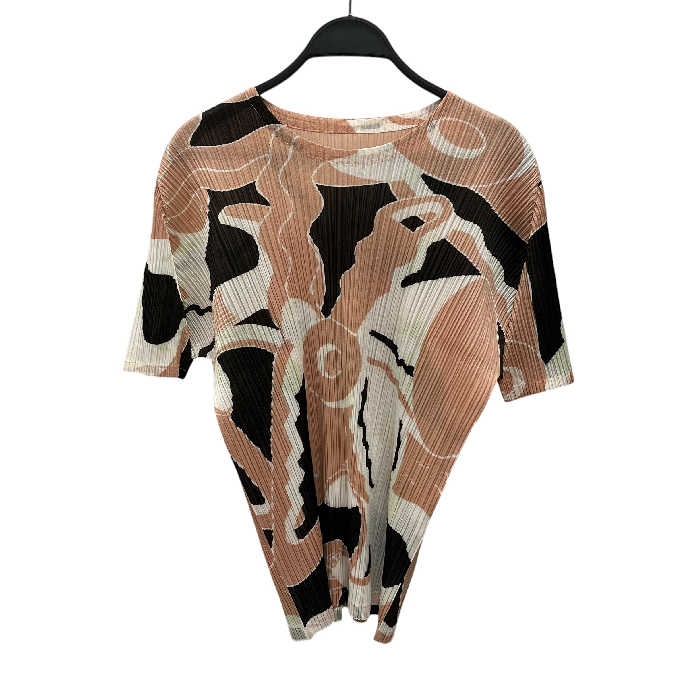 PLEATS PLEASE ISSEY MIYAKE/SS Cut & Sew/3/All Over Print/Polyester/PNK/PP96-JK673 view 1