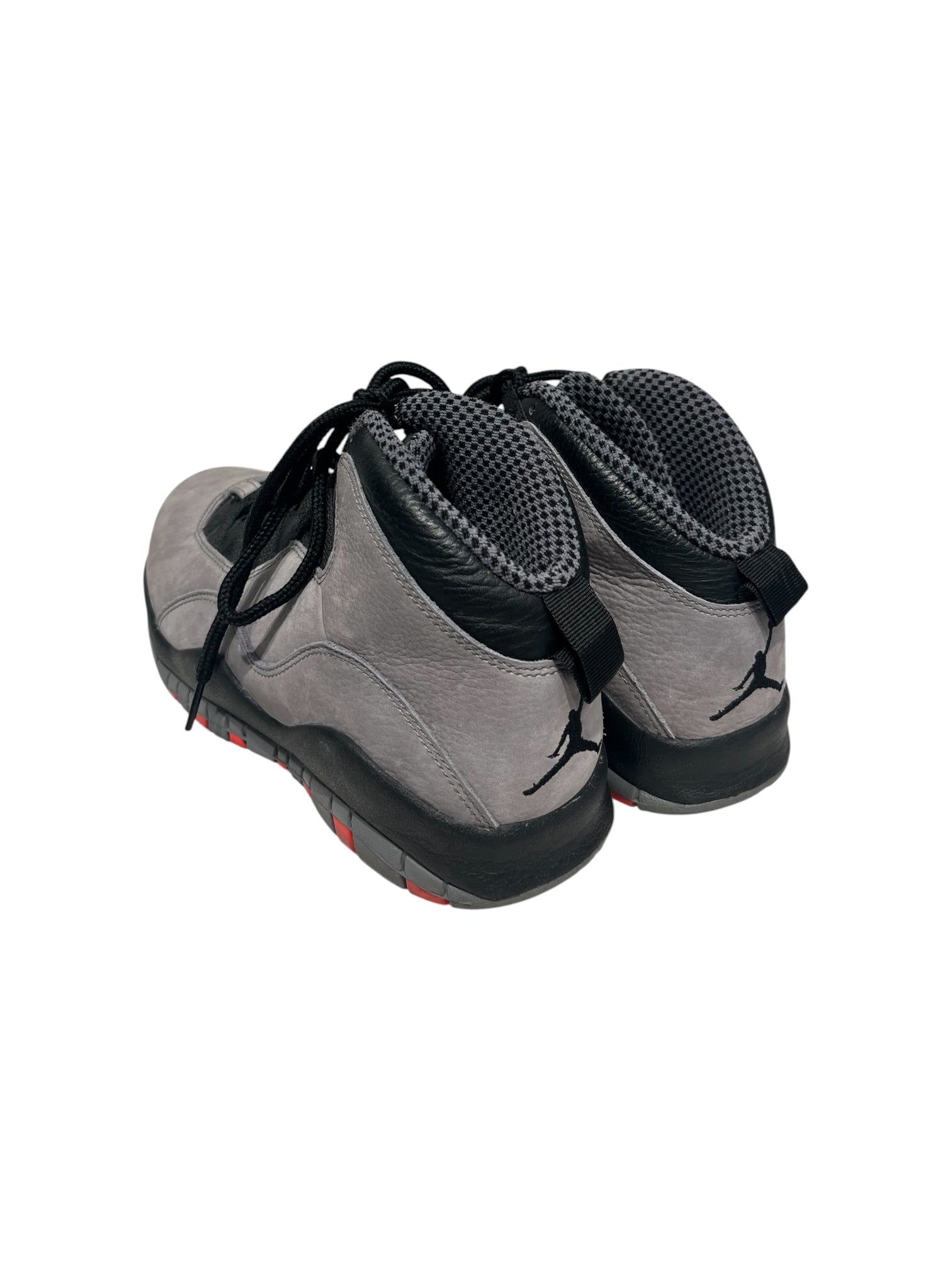 NIKE/AIR JORDAN 10 RETRO/Hi-Sneakers/US 9.5/Suede/GRY/310805-023 view 3