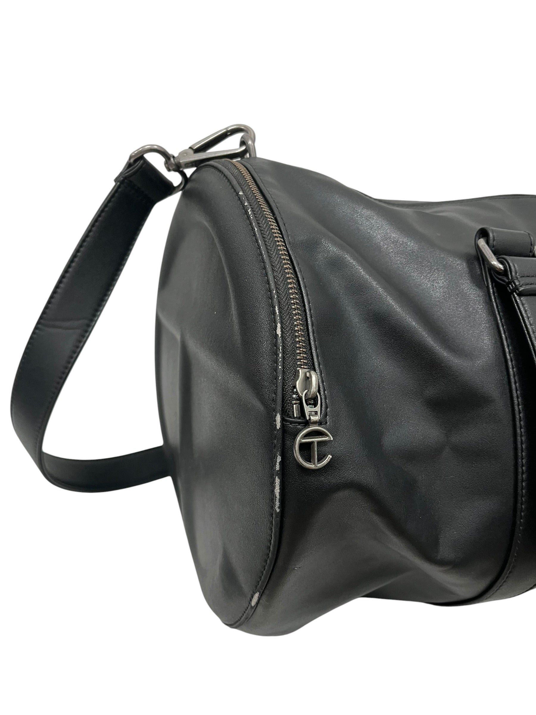 Telfar/Luggage/Faux Leather/BLK/SIDE LOGO DUFFLE BAG LARGE view 6