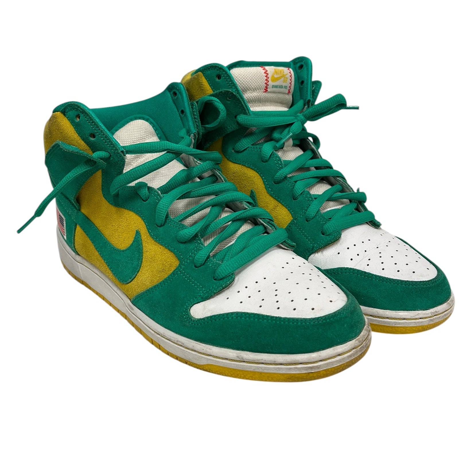 NIKE SB/Hi-Sneakers/US 13/Suede/YEL/305050-337 view 1
