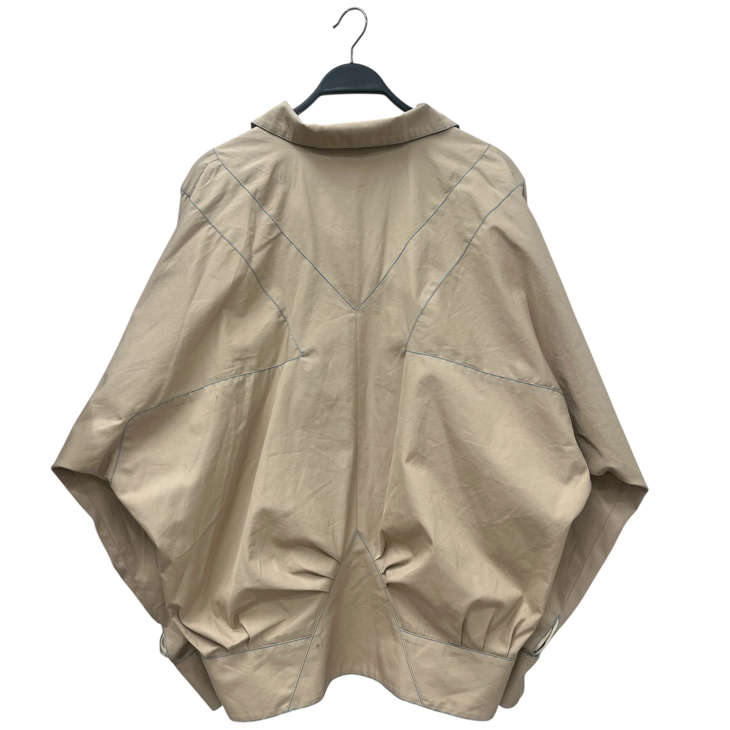 Kiko Kostadinov/Jacket/42/Cotton/CRM/BLUE STITCHED view 2