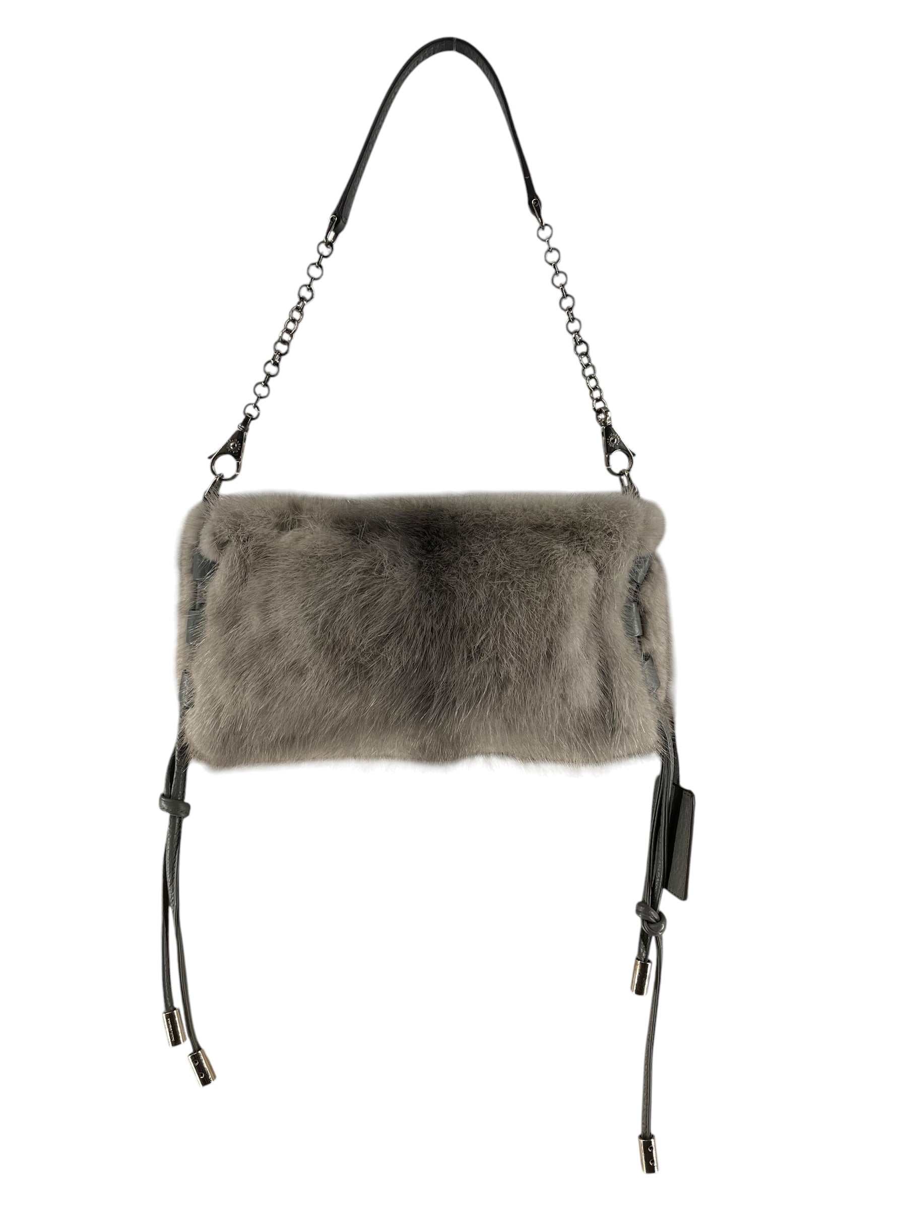 DOLCE&GABBANA/Bag/Fur/GRY/D&G GRY FUR BAG view 1