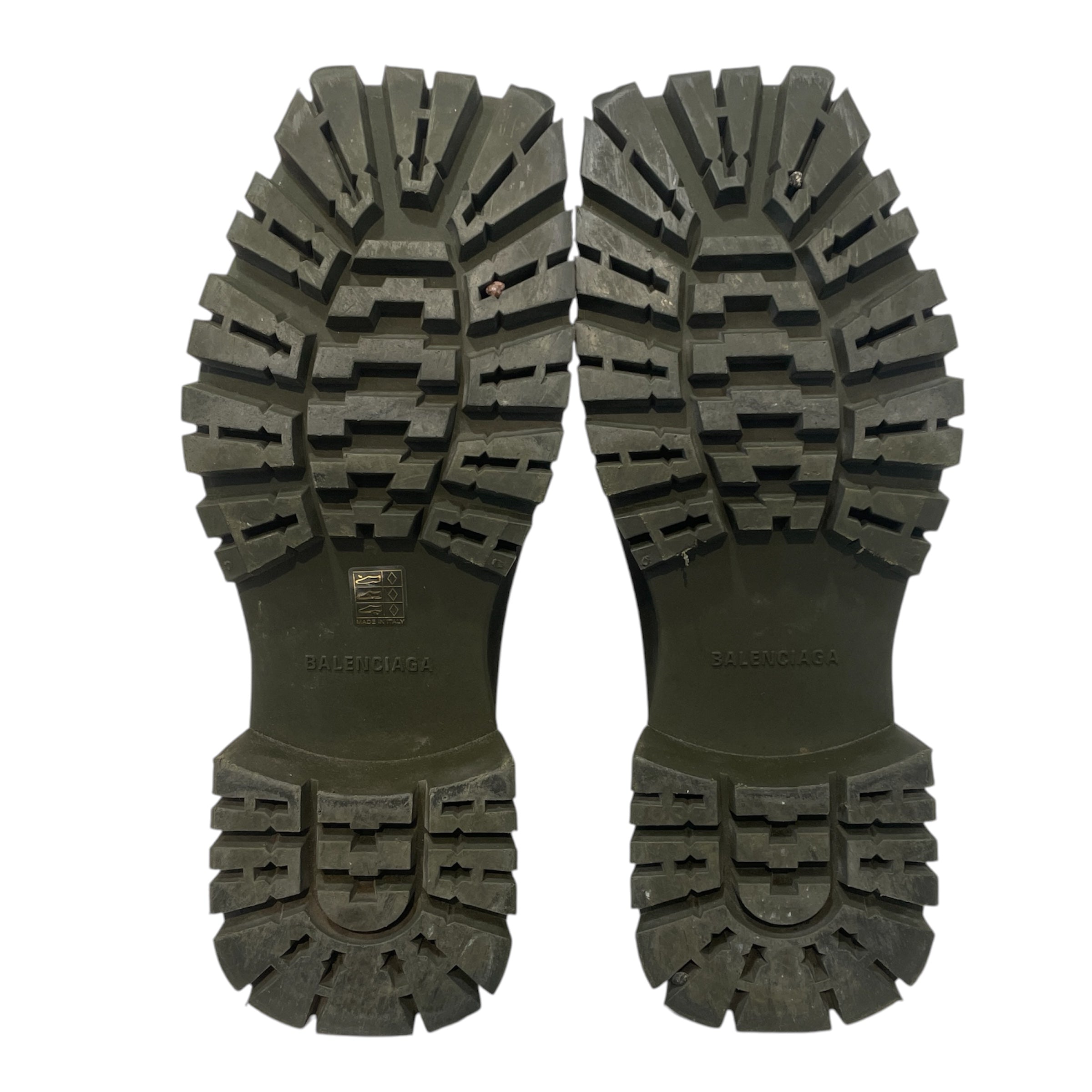 BALENCIAGA/Shoes/US 10/Cotton/GRN/Rubber Rain Troop view 6