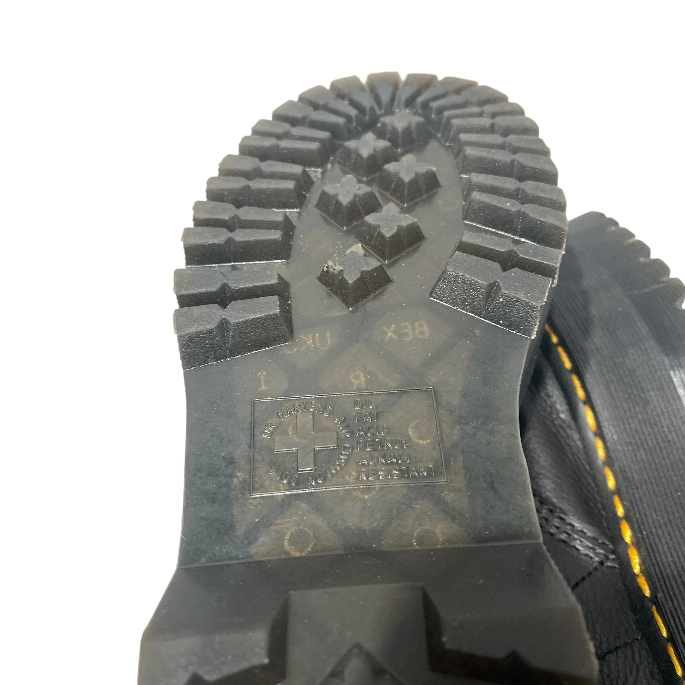 Dr.Martens/DOLLS KILL/Long Boots/US 7/Leather/BLK/LONG LACE UP PLATFORM BOOTS view 8