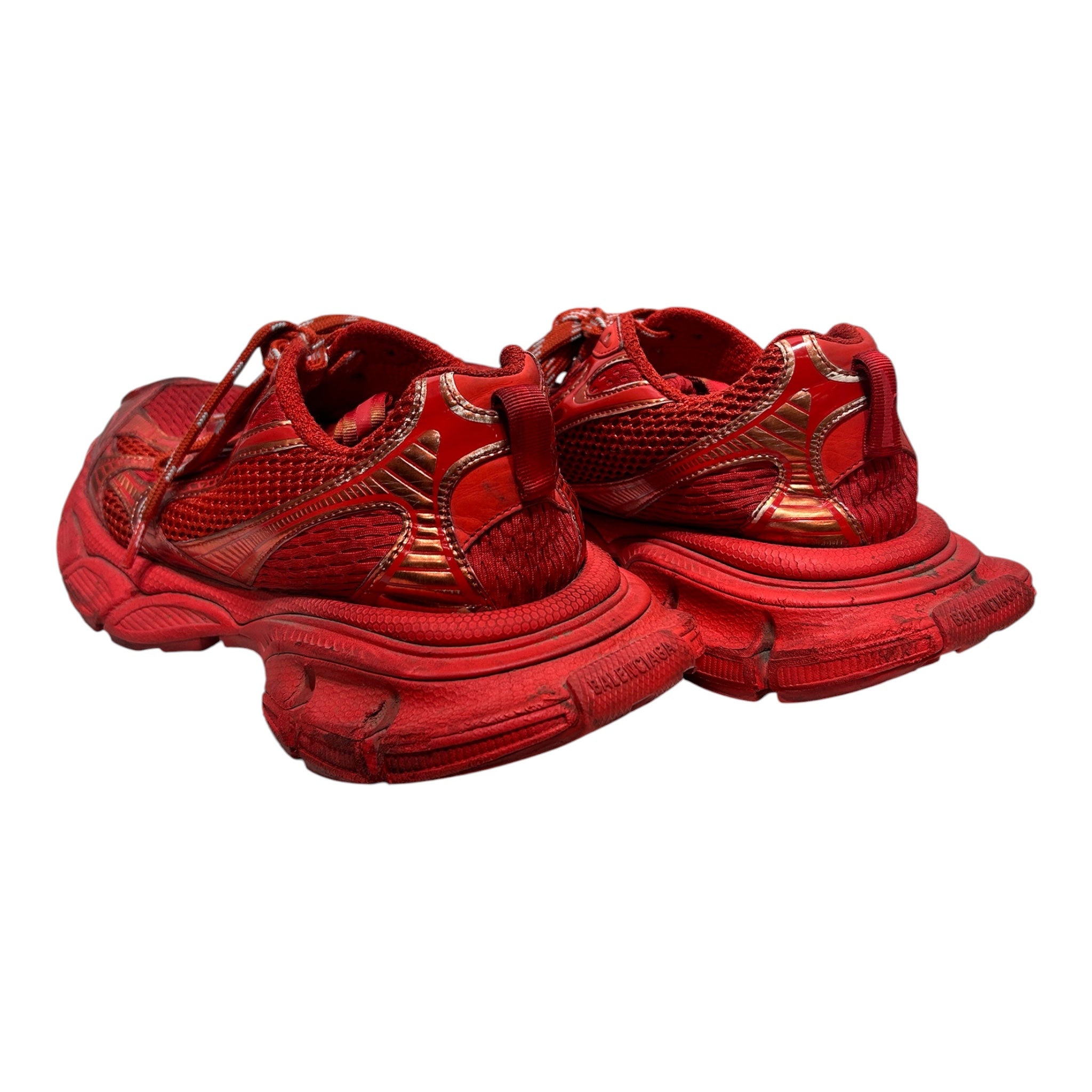 BALENCIAGA/Low-Sneakers/EU 42/Cotton/RED/3XL SNEAKERS view 2
