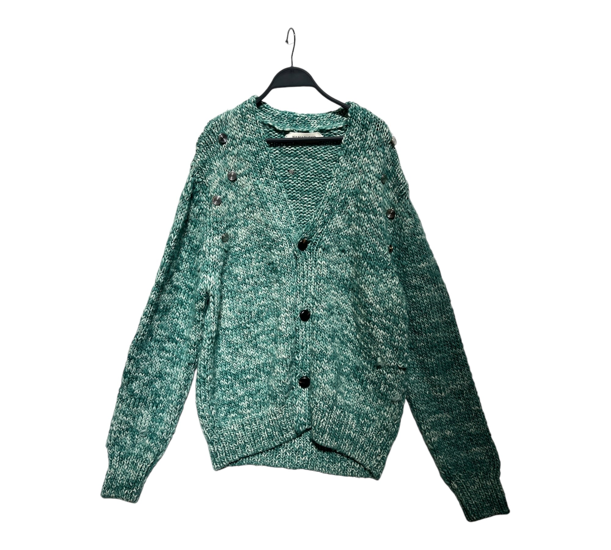 NAMACHEKO/Cardigan/L/Wool/GRN/ view 1