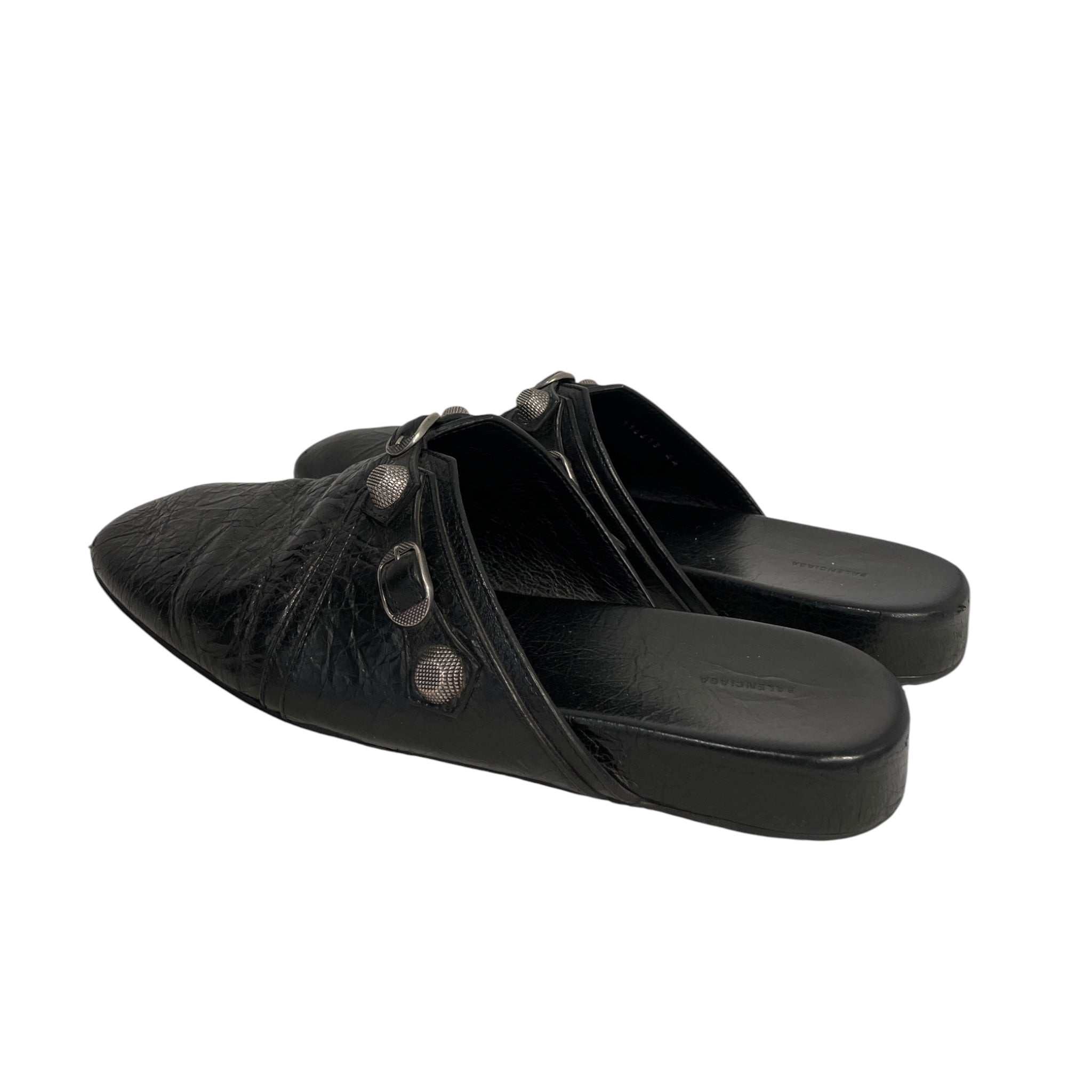 BALENCIAGA/Loafers/US 11/Leather/BLK/COSY CAGOLE MULE BLK view 2