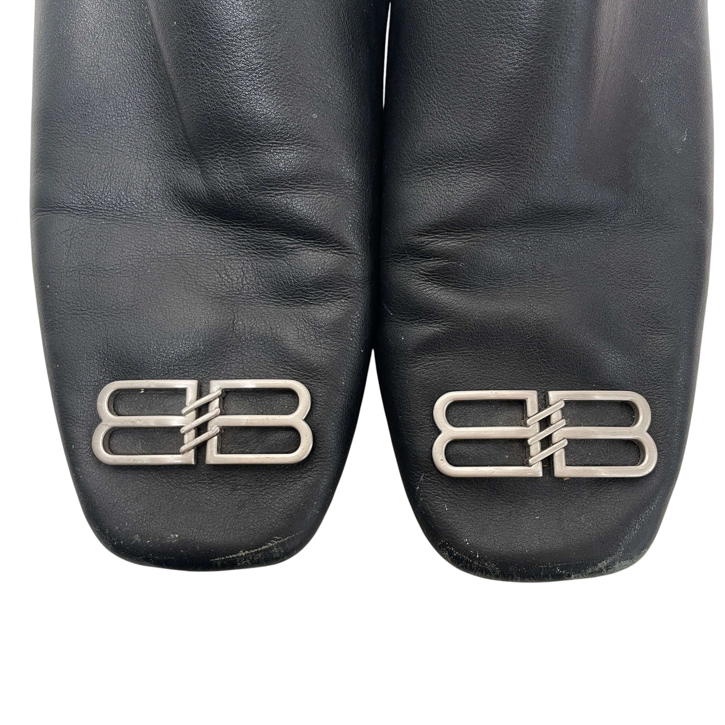 BALENCIAGA/Sandals/EU 43/Leather/BLK/BB view 3