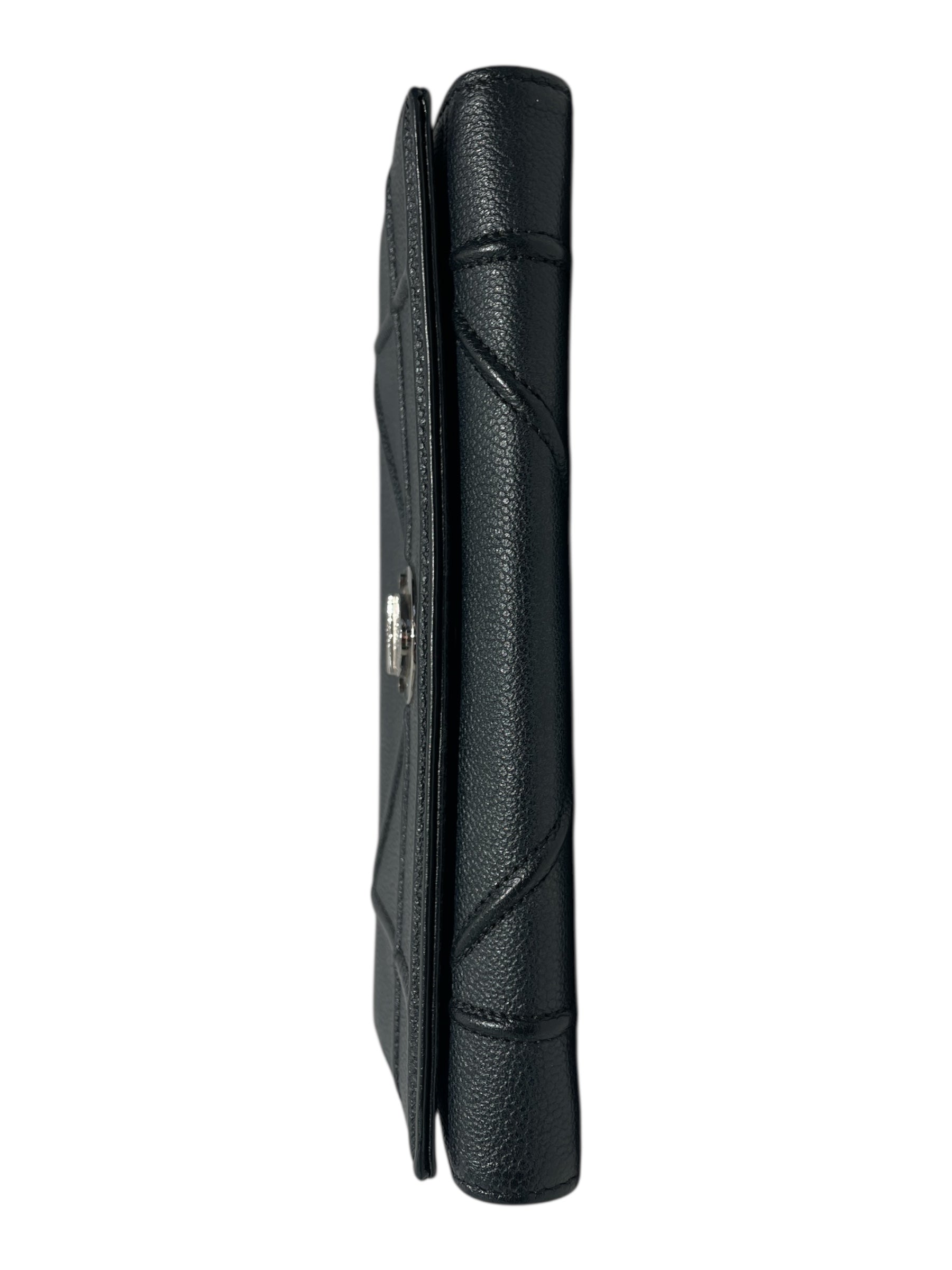 Christian Dior/Bag/Leather/BLK/Diorama leather crossbody bag view 3